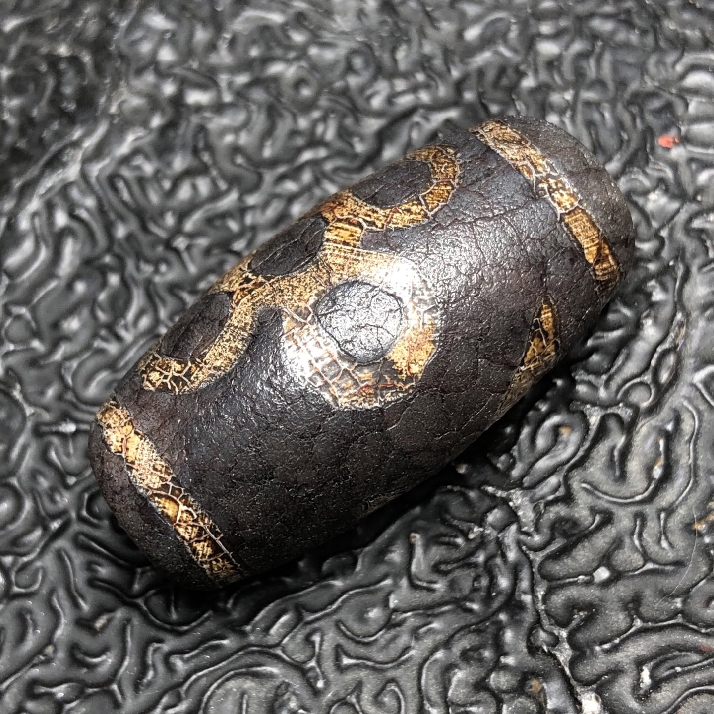 Chinese Natural Agate DZI Beads