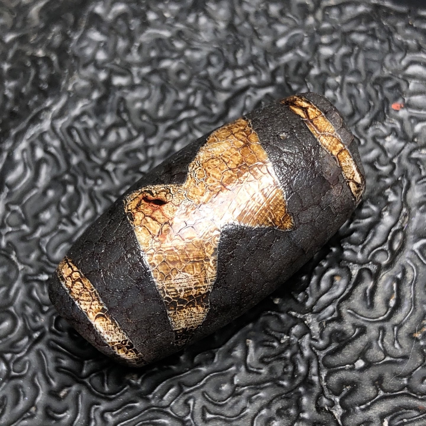 Chinese Natural Agate DZI Beads