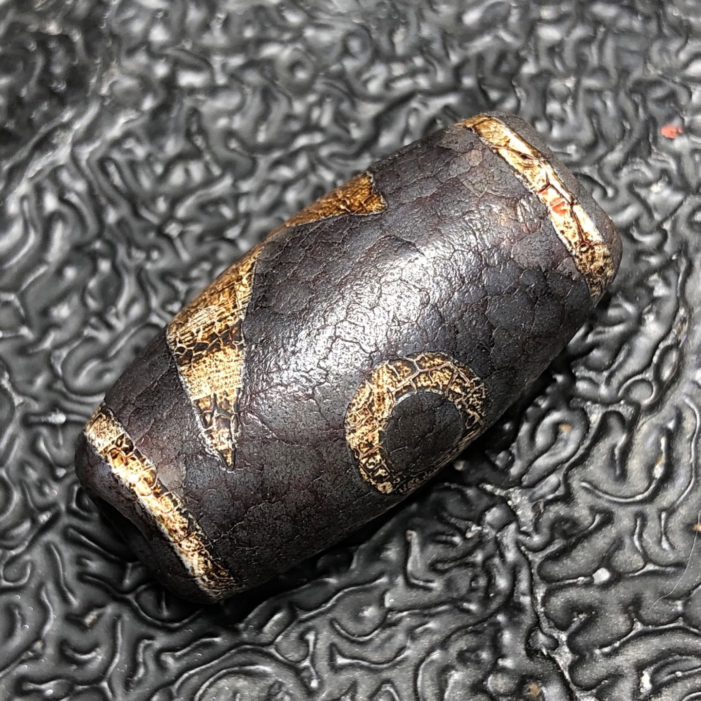Chinese Natural Agate DZI Beads