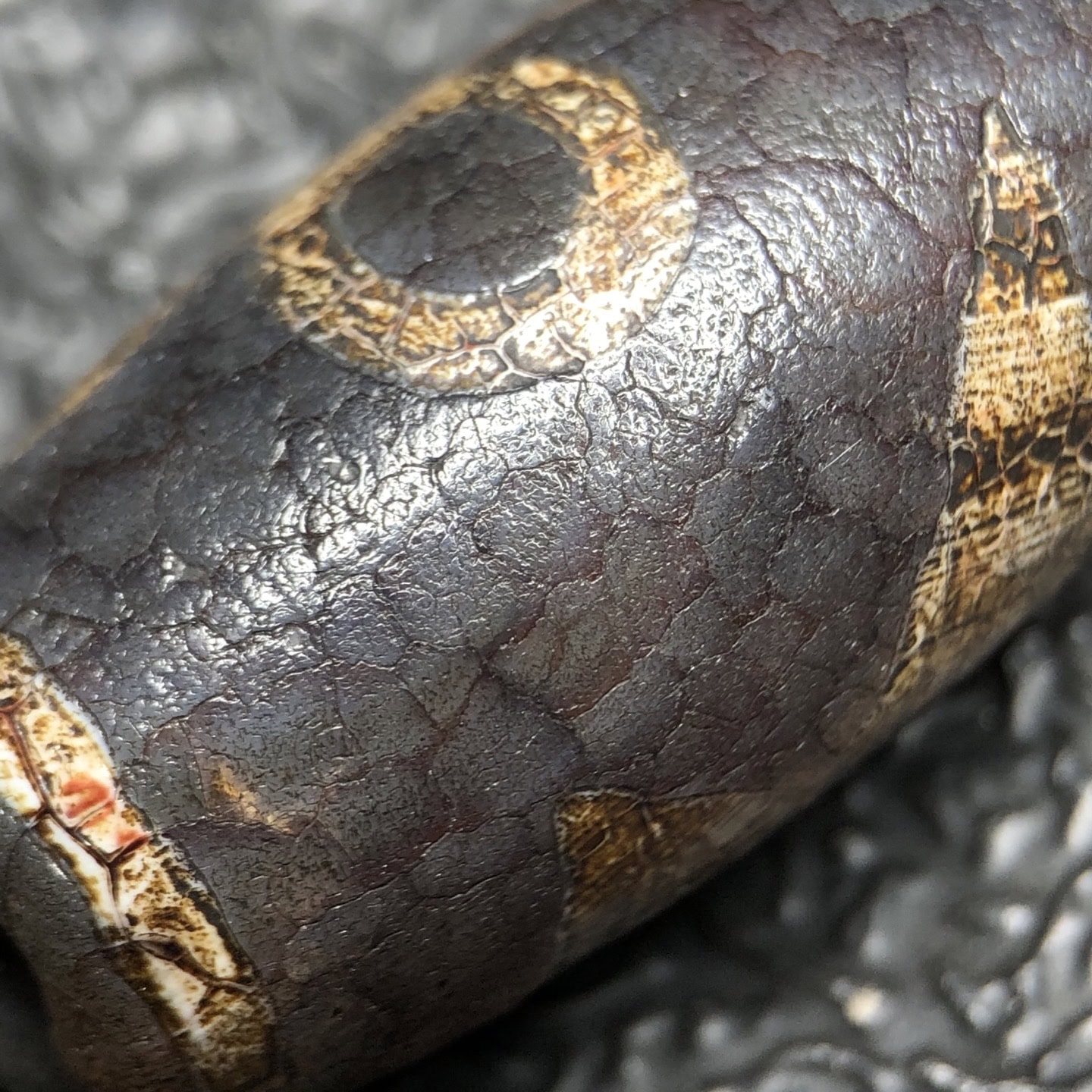 Chinese Natural Agate DZI Beads