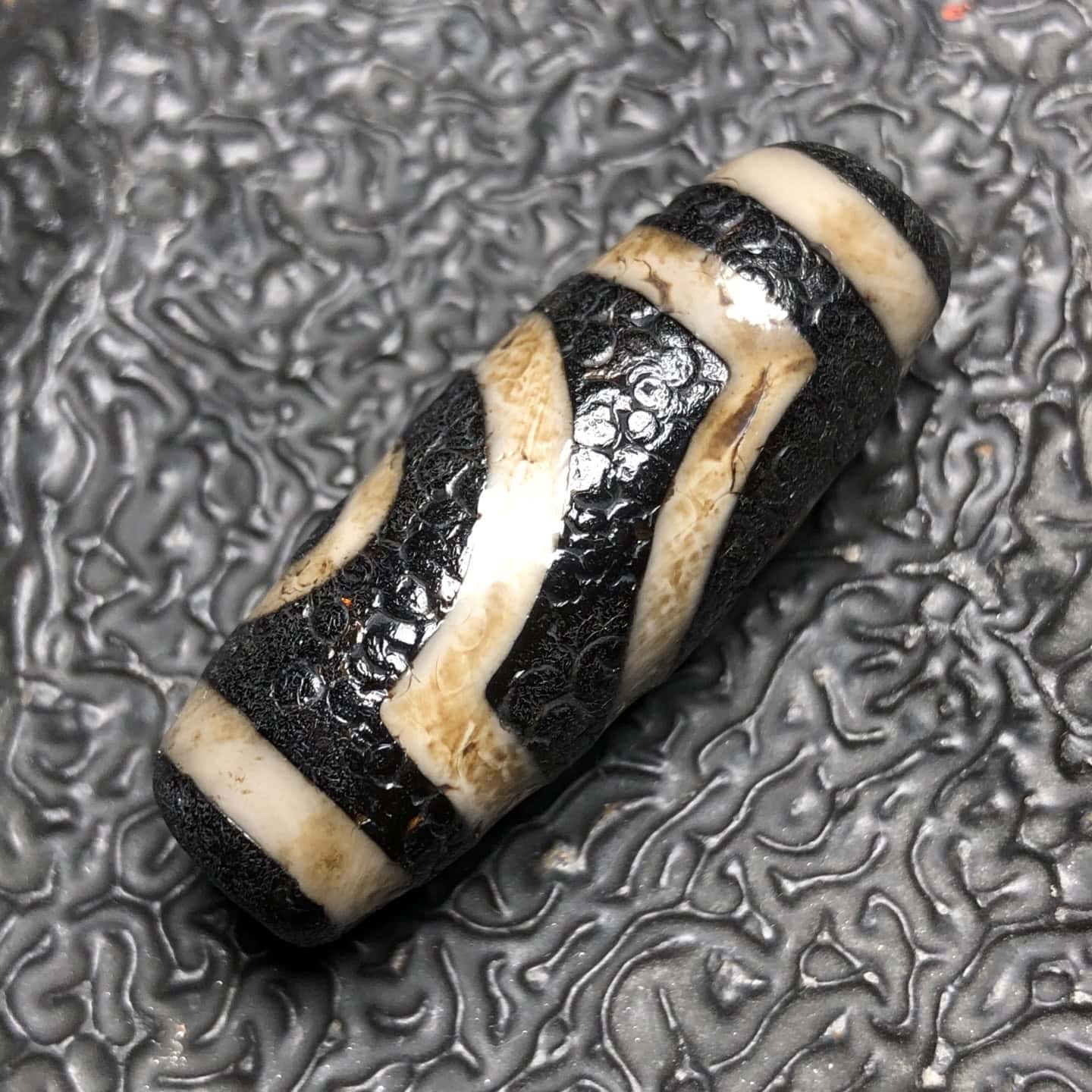 Chinese Natural Agate DZI Beads