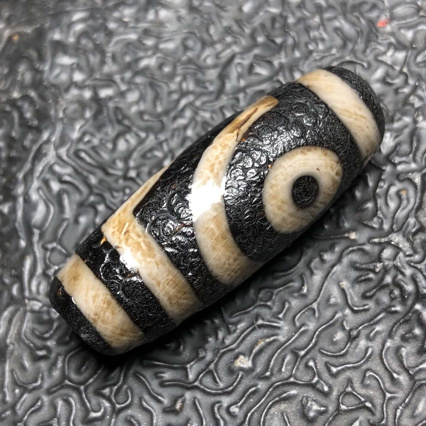 Chinese Natural Agate DZI Beads