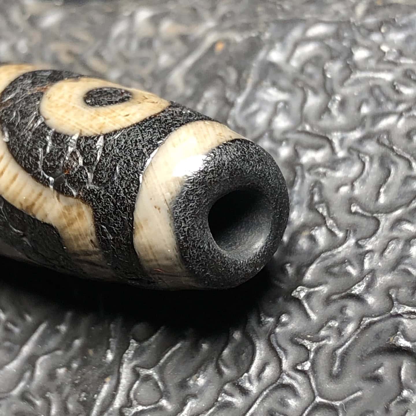 Chinese Natural Agate DZI Beads