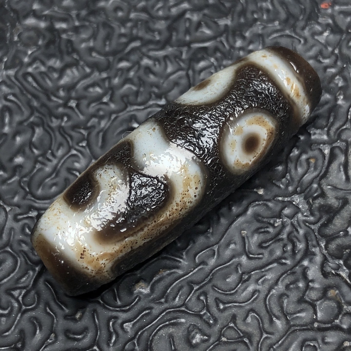 Chinese Natural Agate DZI Beads