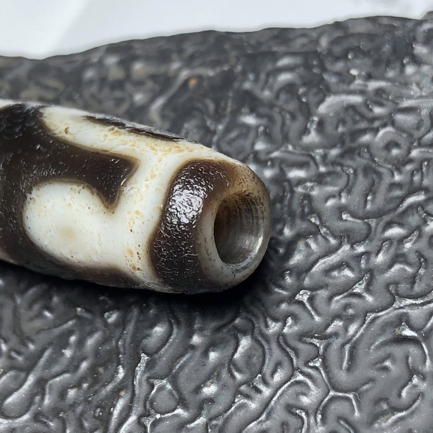 Chinese Natural Agate DZI Beads