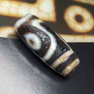 Chinese Natural Agate DZI Beads