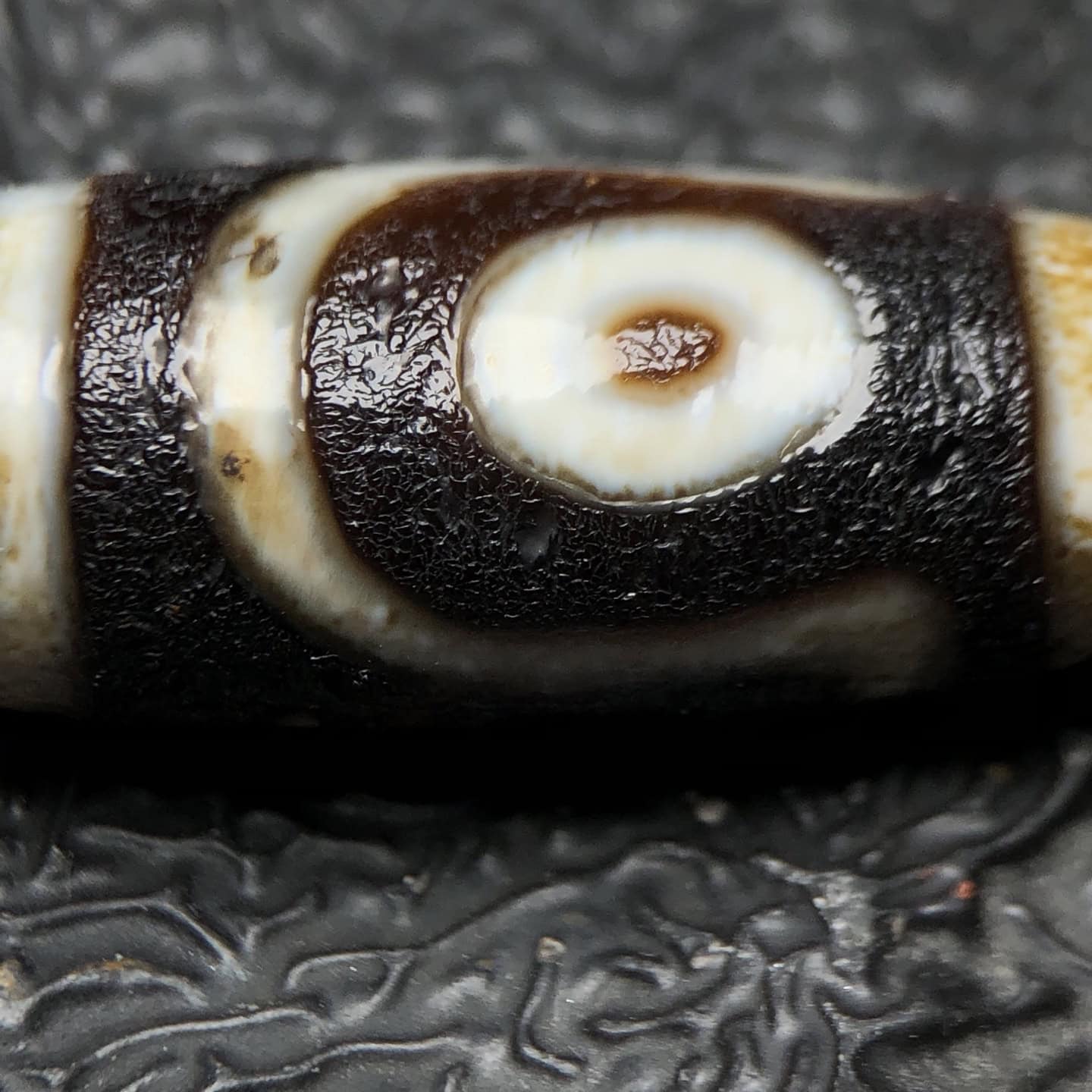 Chinese Natural Agate DZI Beads