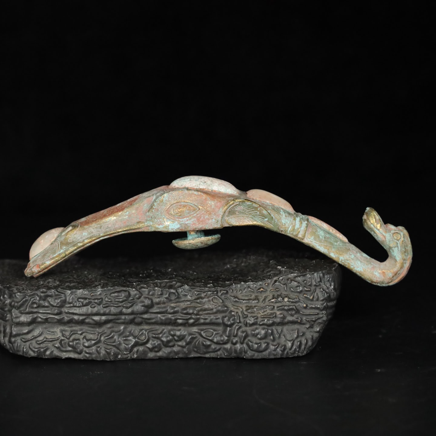 Chinese Natural Jade Carved hook
