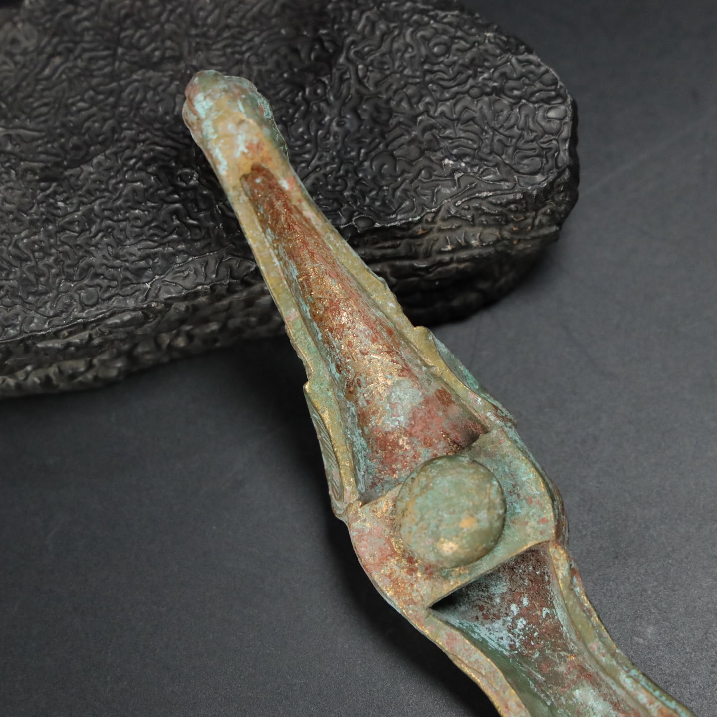 Chinese Natural Jade Carved hook