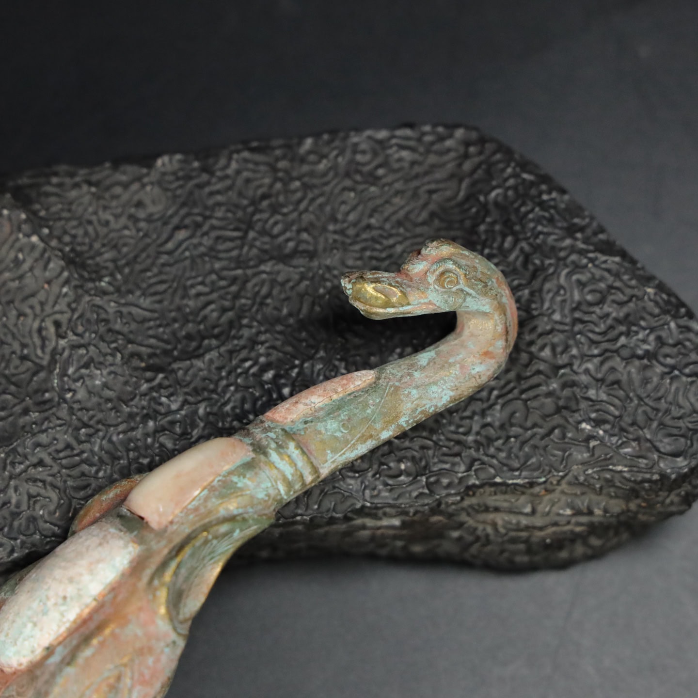 Chinese Natural Jade Carved hook