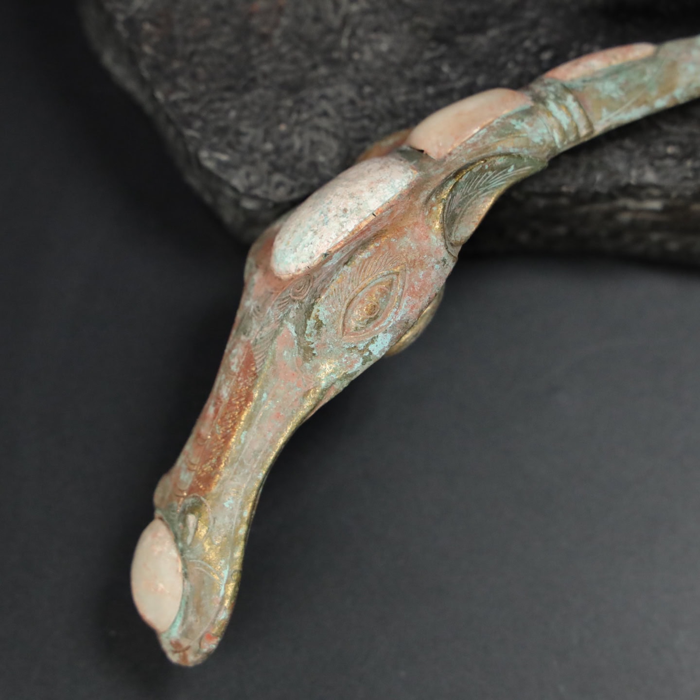 Chinese Natural Jade Carved hook