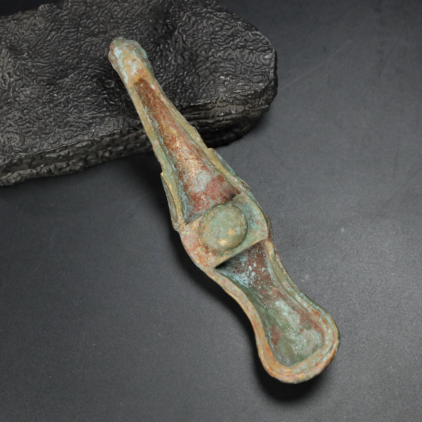 Chinese Natural Jade Carved hook