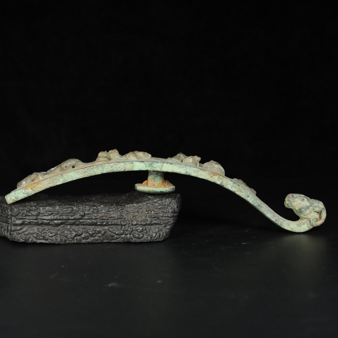 Chinese Natural Jade Carved hook