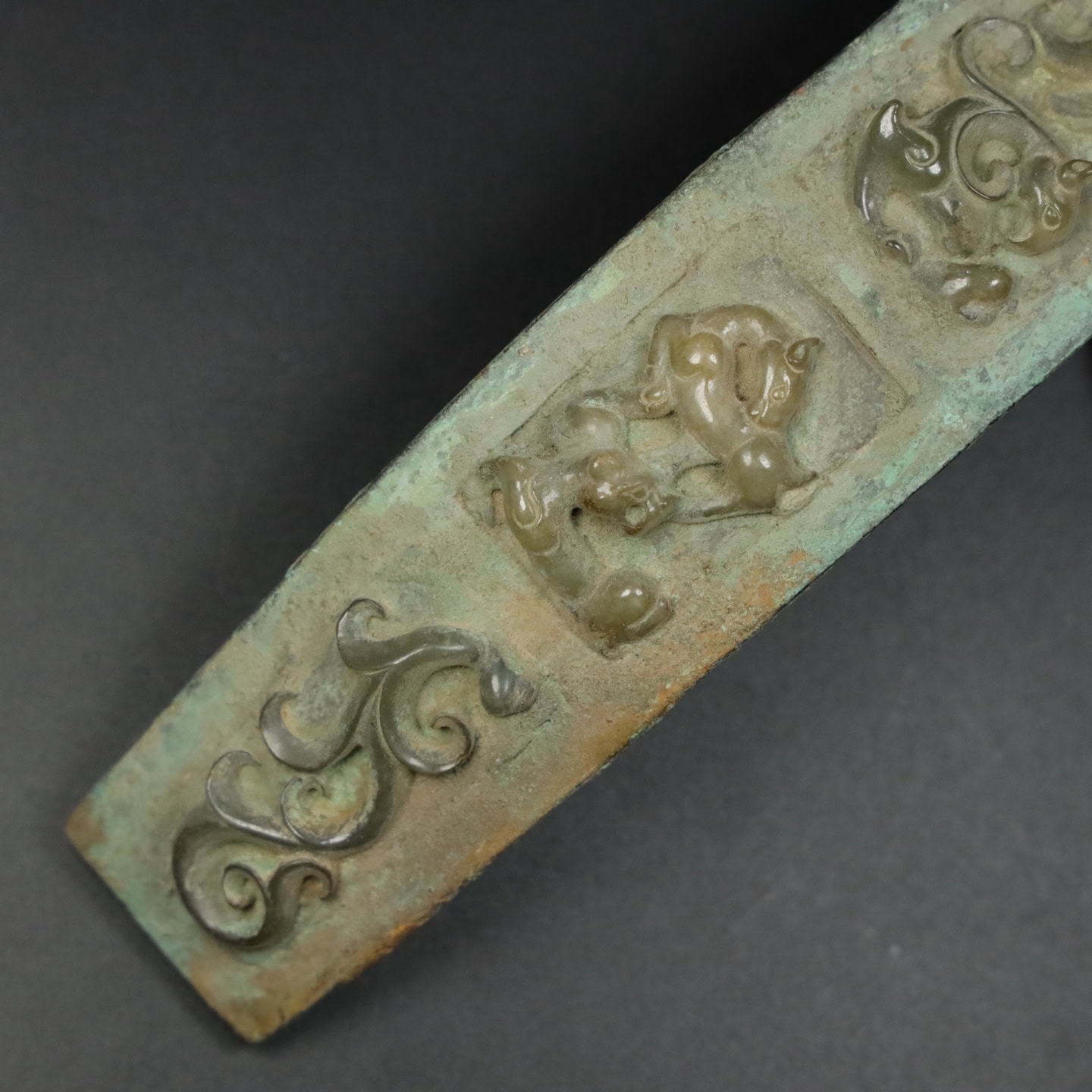 Chinese Natural Jade Carved hook