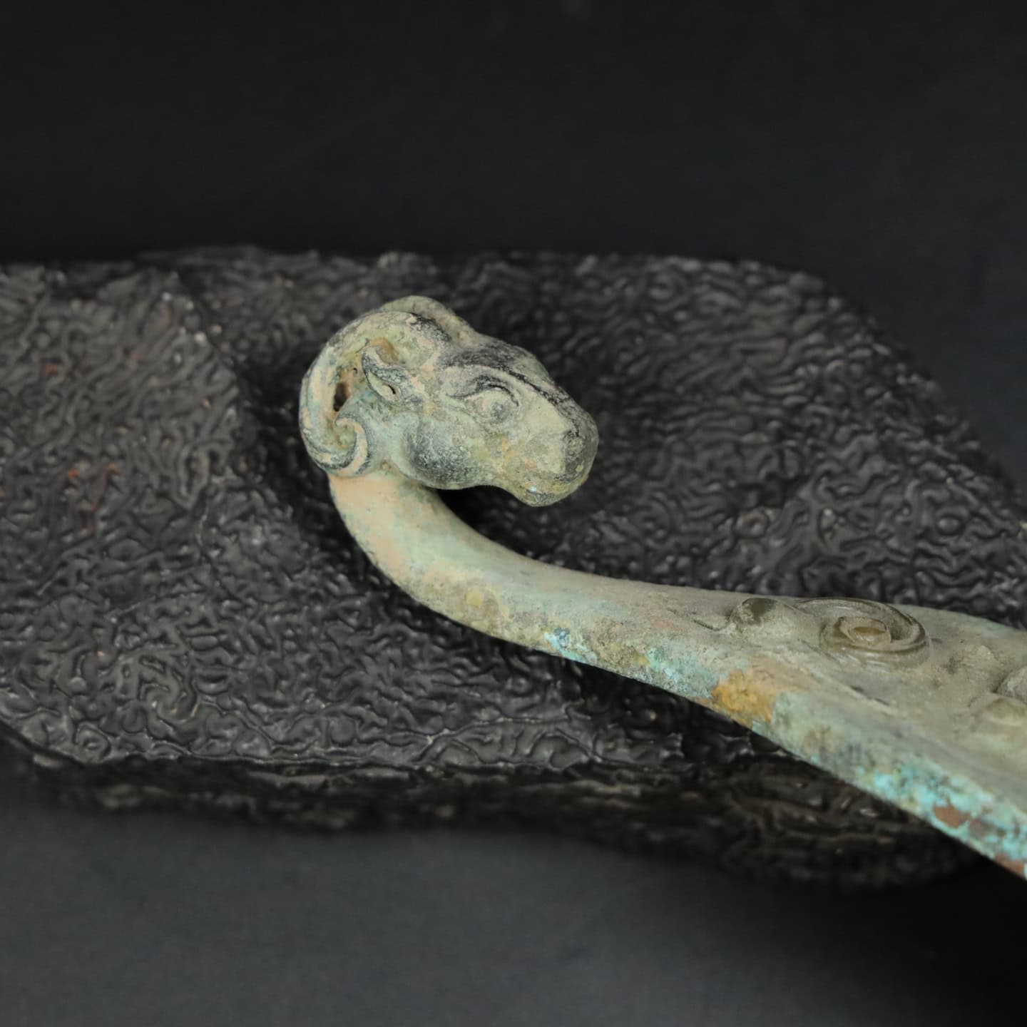 Chinese Natural Jade Carved hook