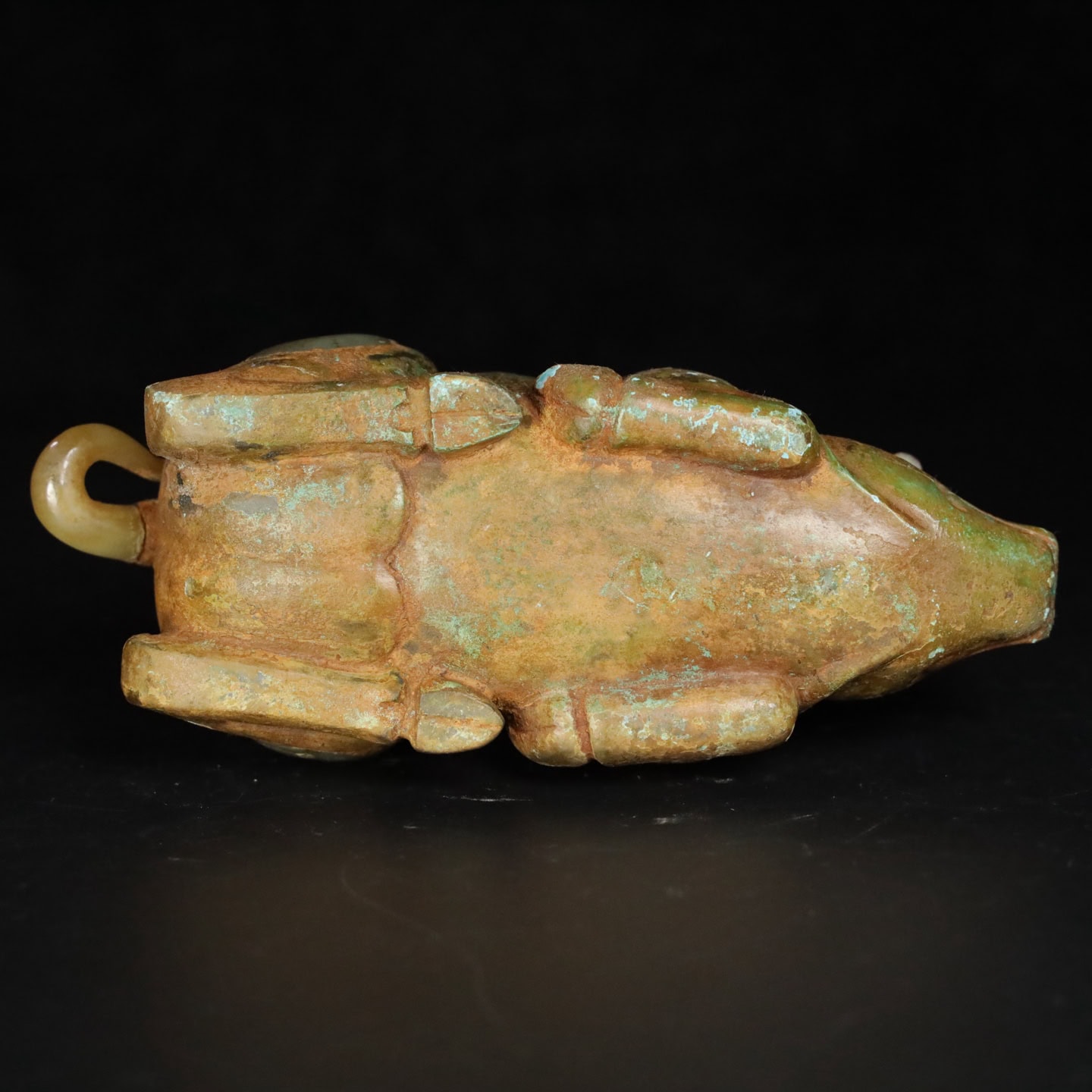 Chinese Natural Jade Carved Pig