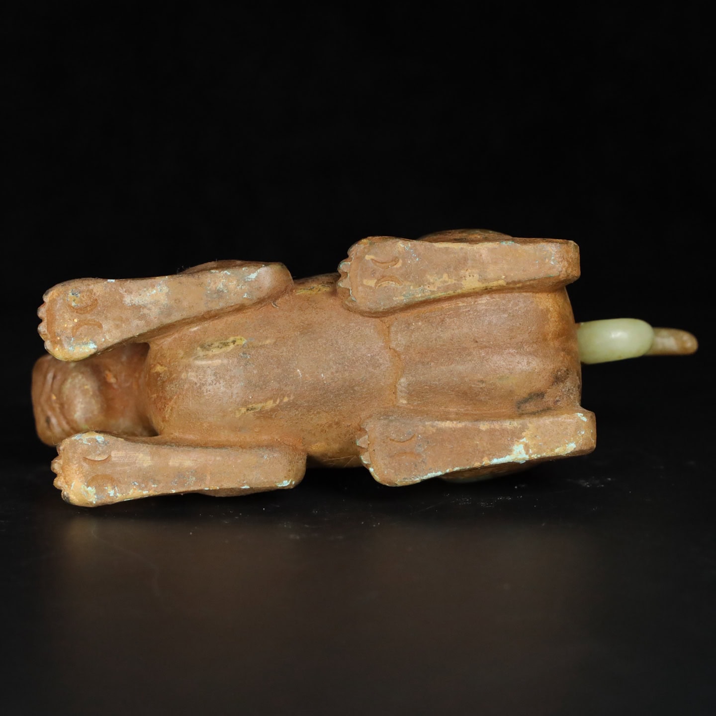 Chinese Natural Jade Carved Animal