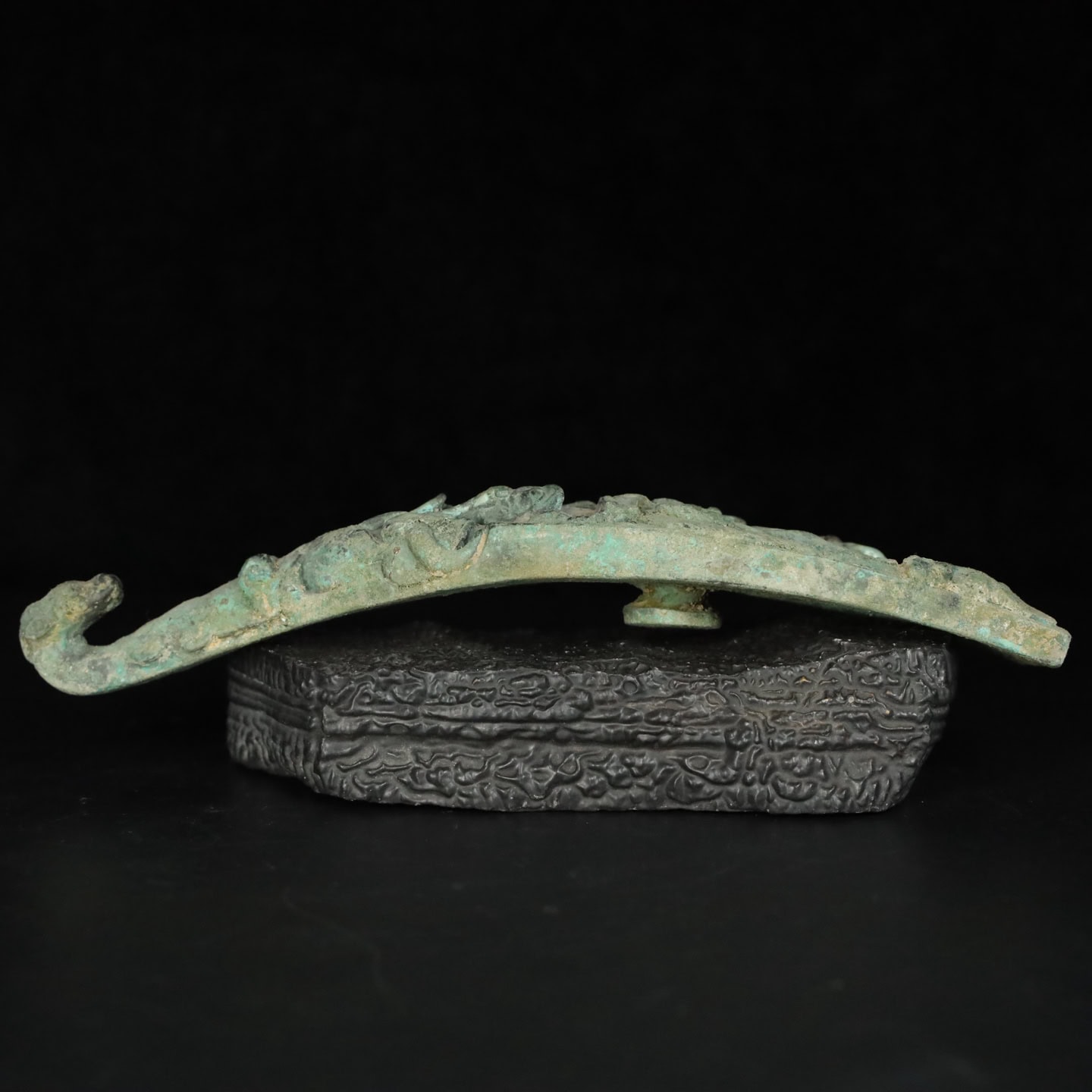 Chinese Natural Jade Carved Hook