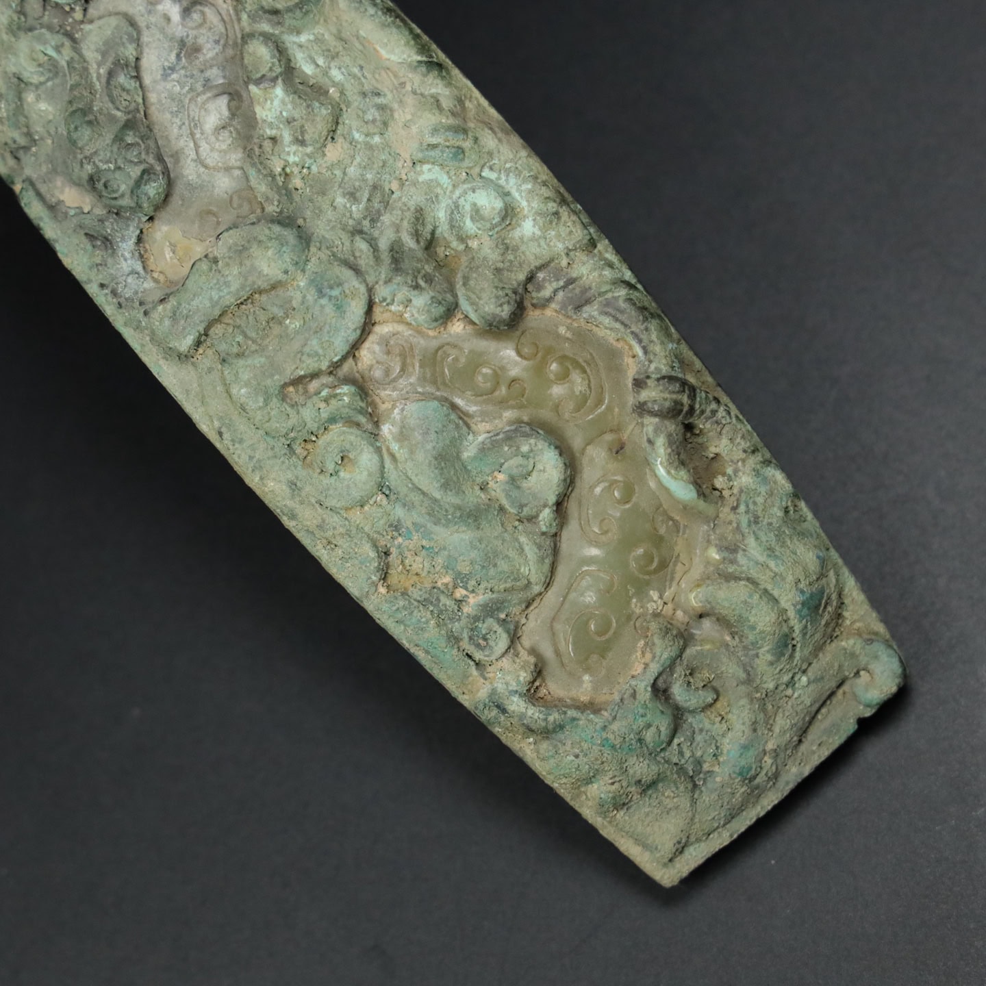 Chinese Natural Jade Carved Hook