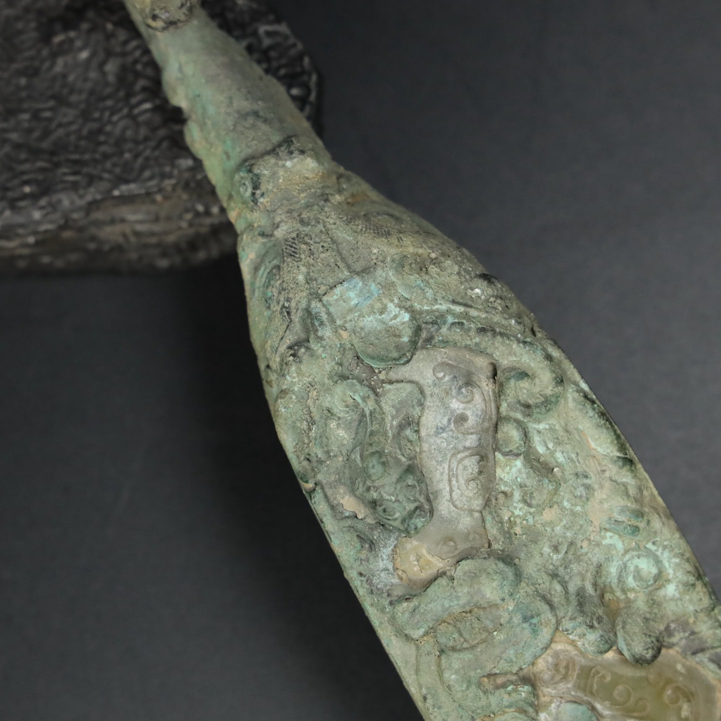 Chinese Natural Jade Carved Hook