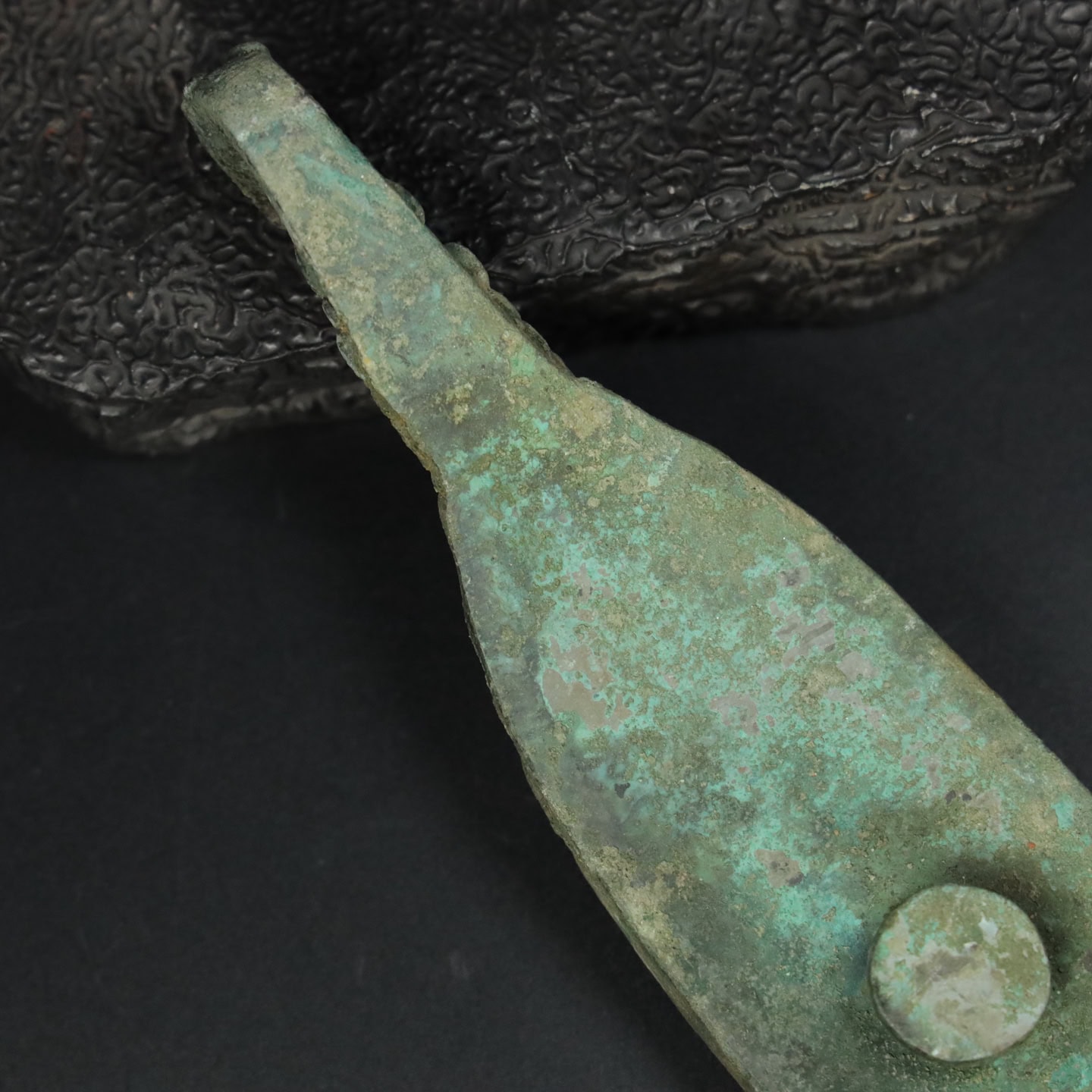 Chinese Natural Jade Carved Hook