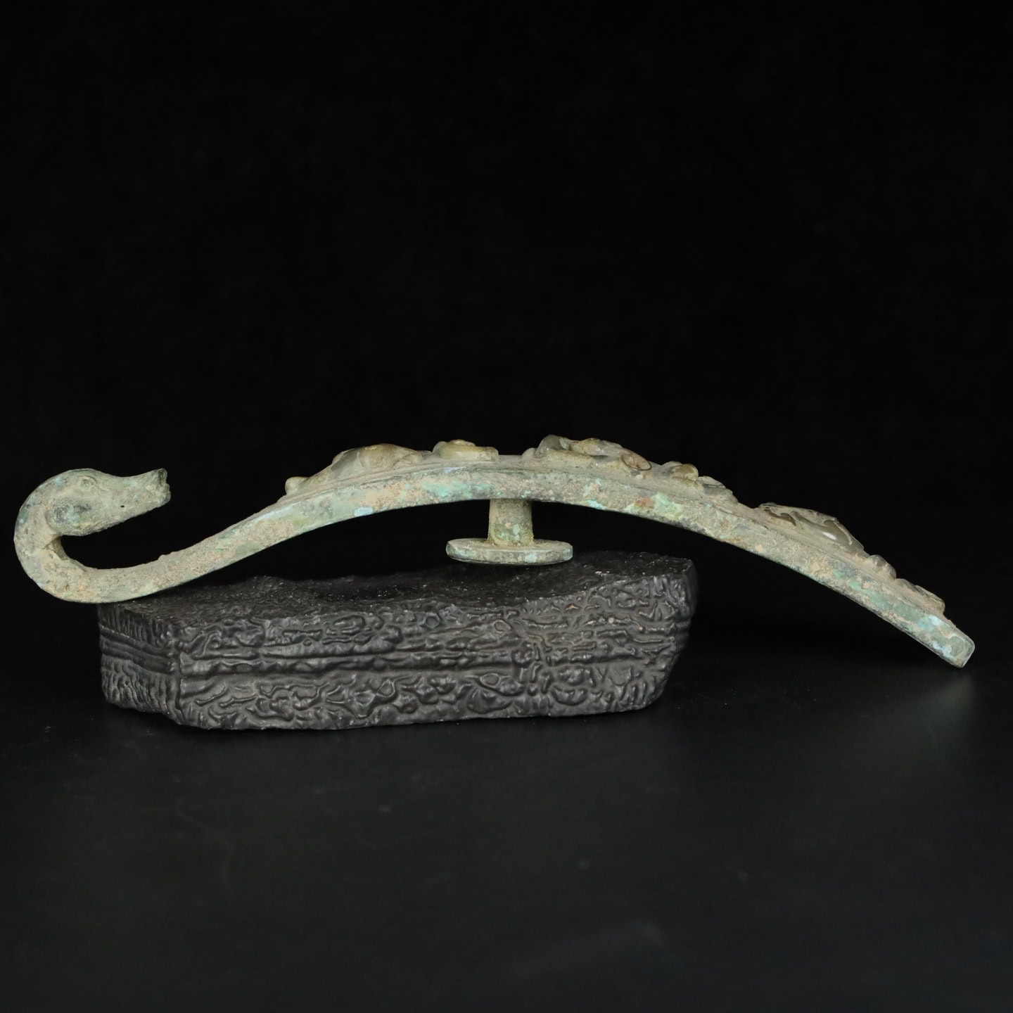 Chinese Natural Jade Carved Hook