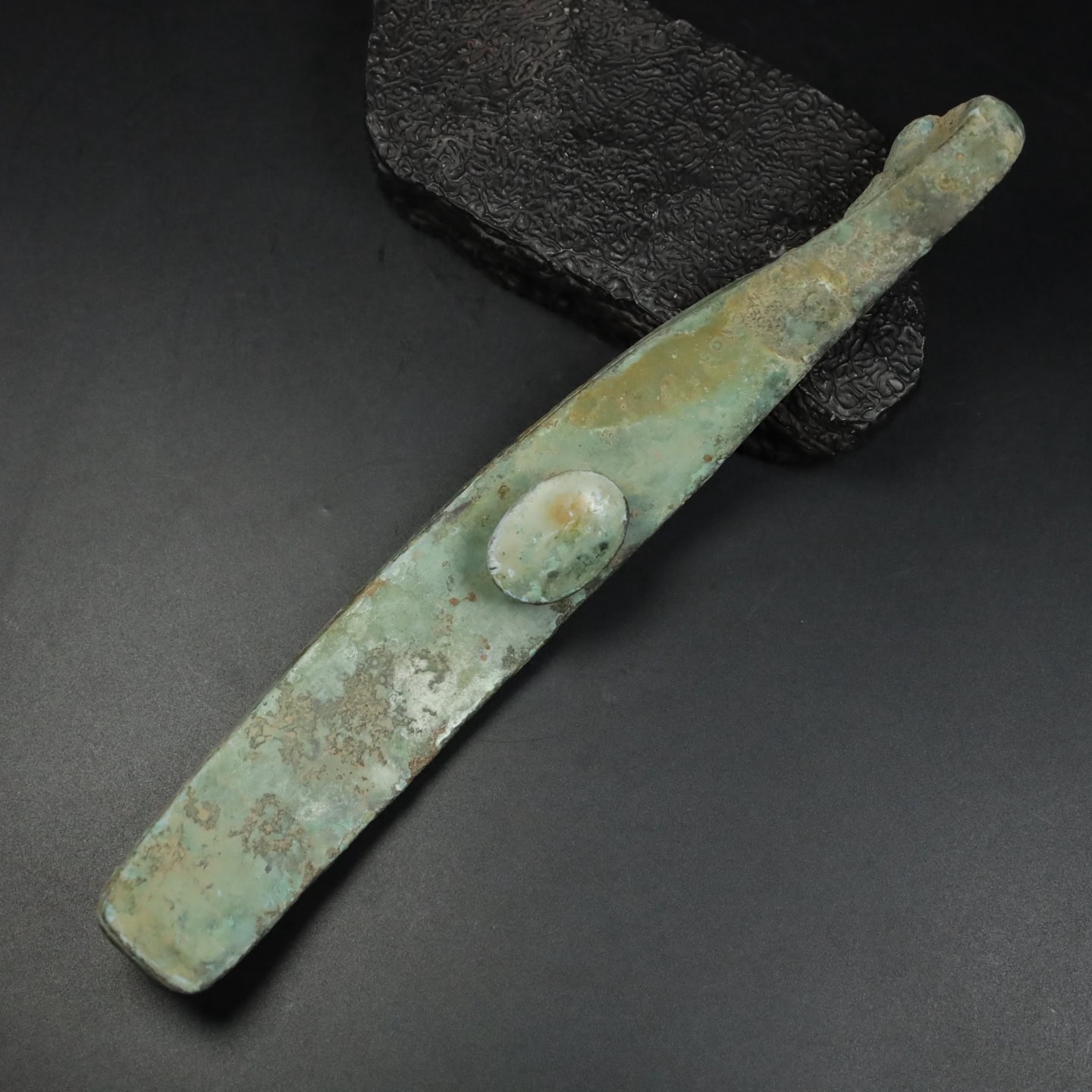 Chinese Natural Jade Carved Hook