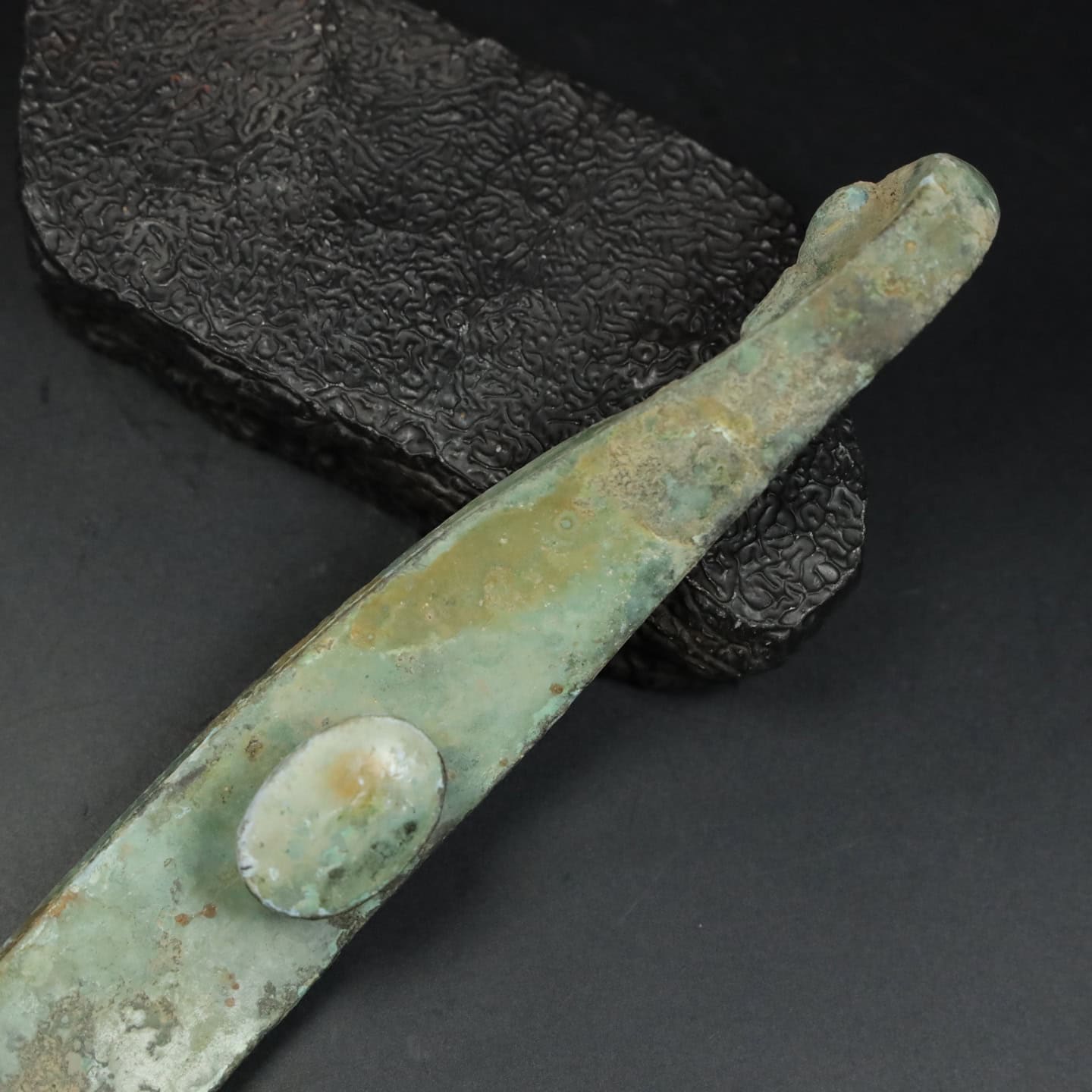 Chinese Natural Jade Carved Hook