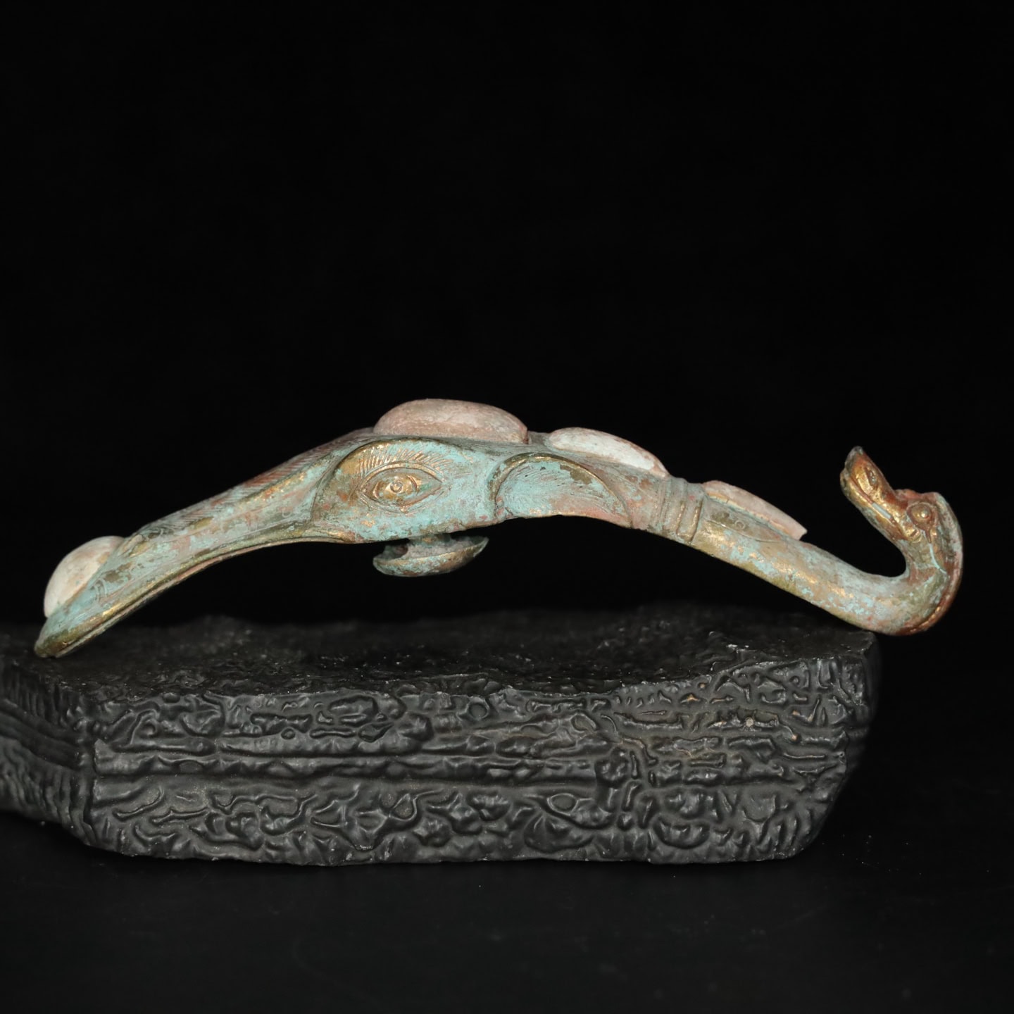Chinese Natural Jade Carved Hook
