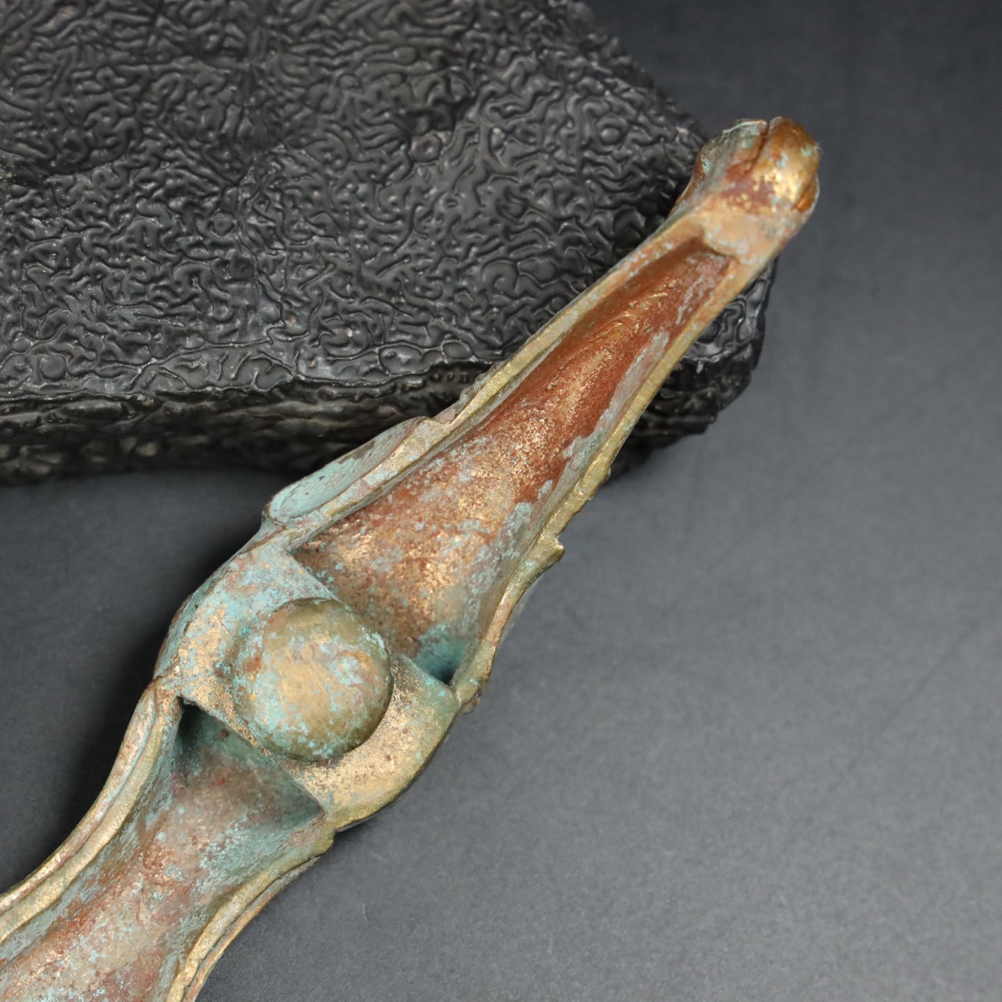 Chinese Natural Jade Carved Hook