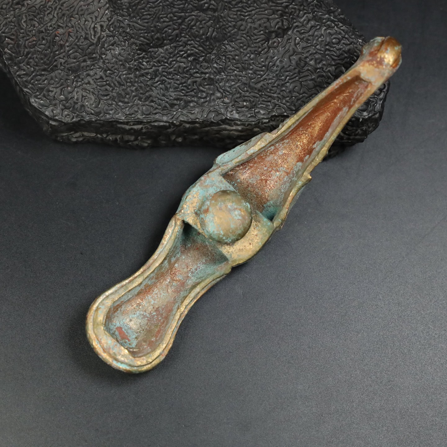 Chinese Natural Jade Carved Hook