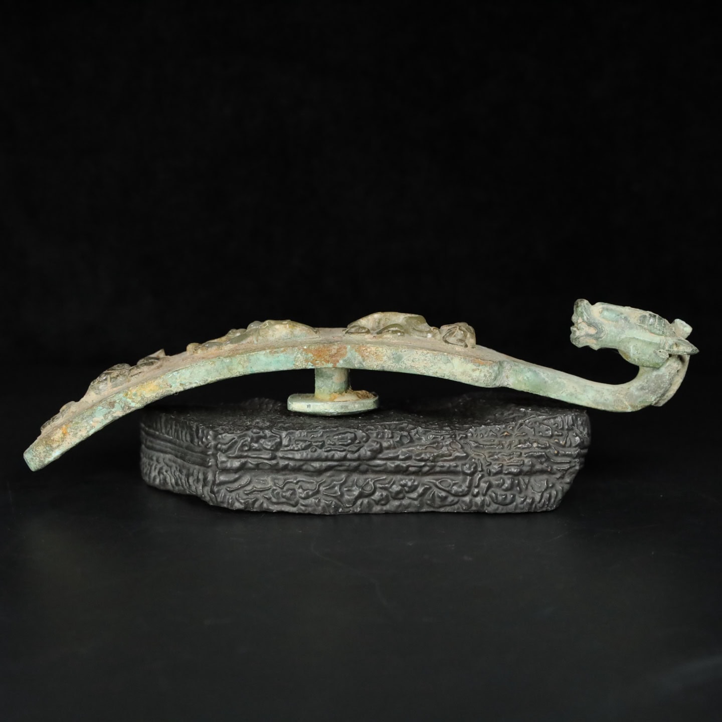 Chinese Natural Jade Carved Hook