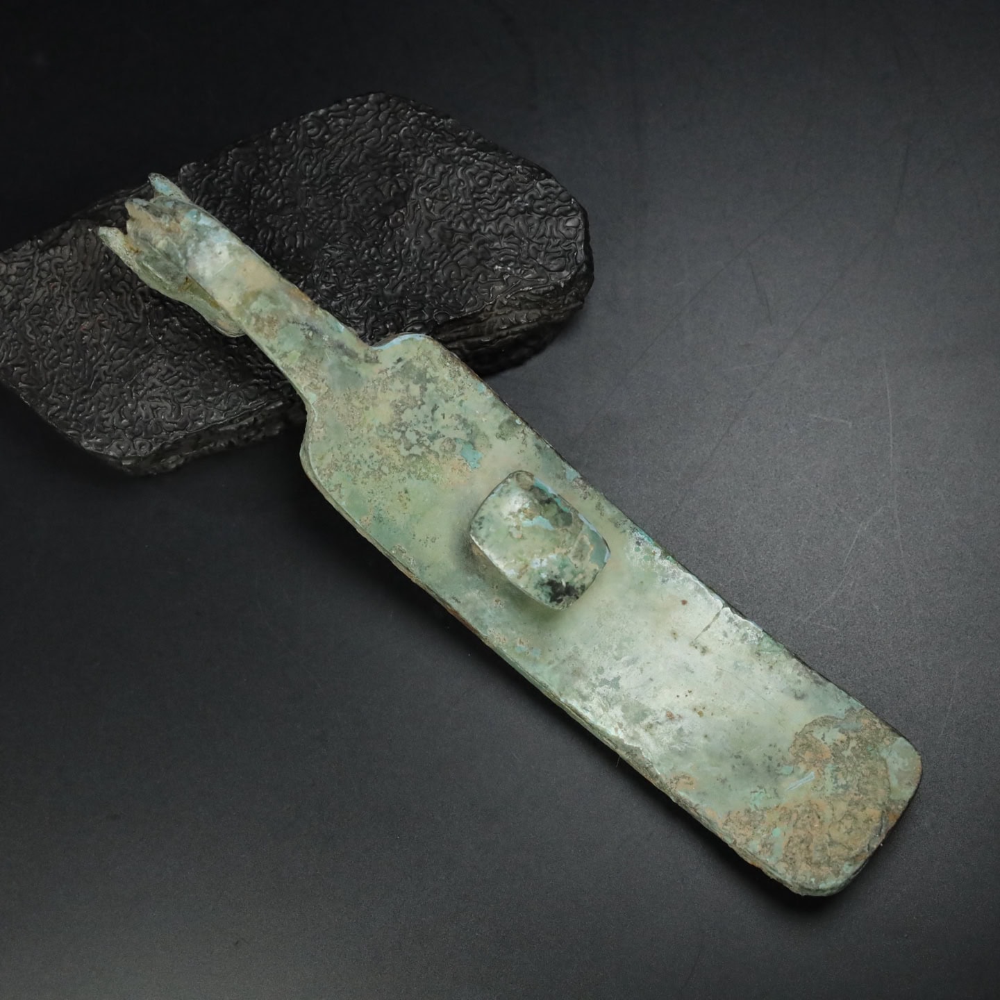 Chinese Natural Jade Carved Hook