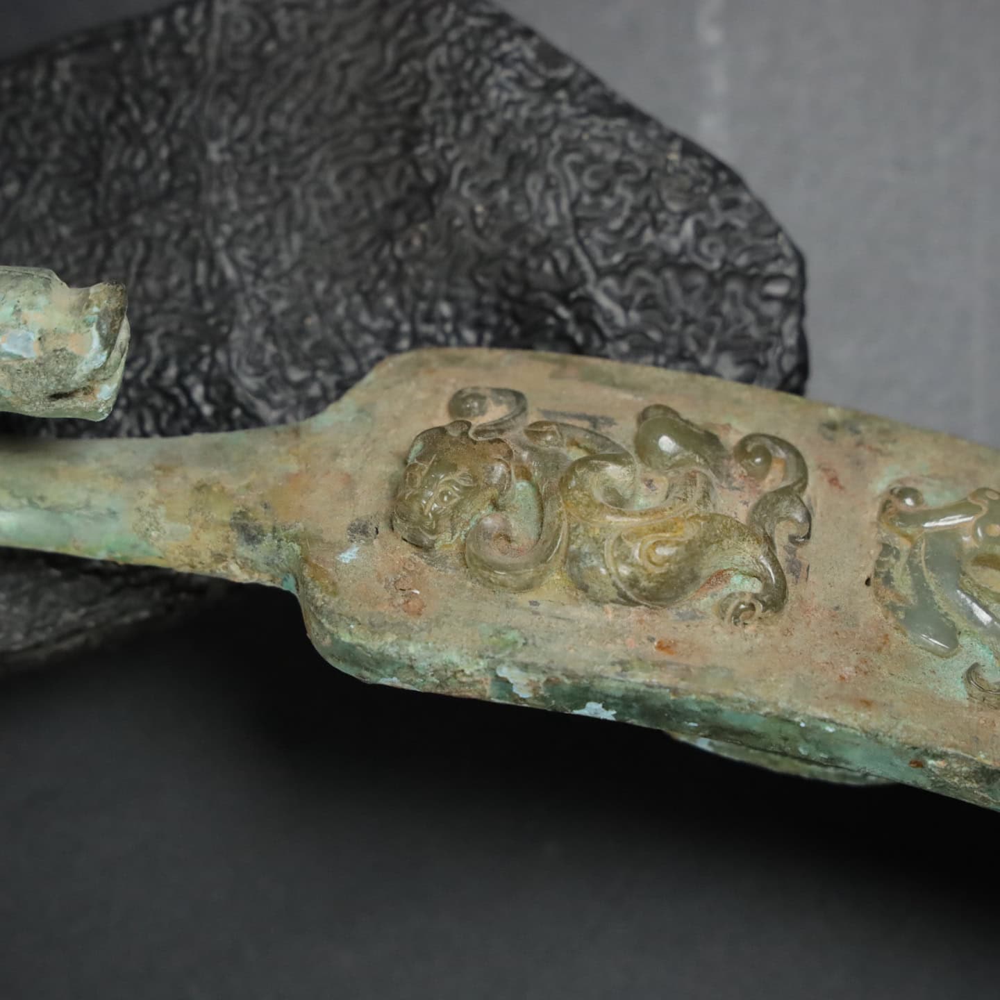 Chinese Natural Jade Carved Hook