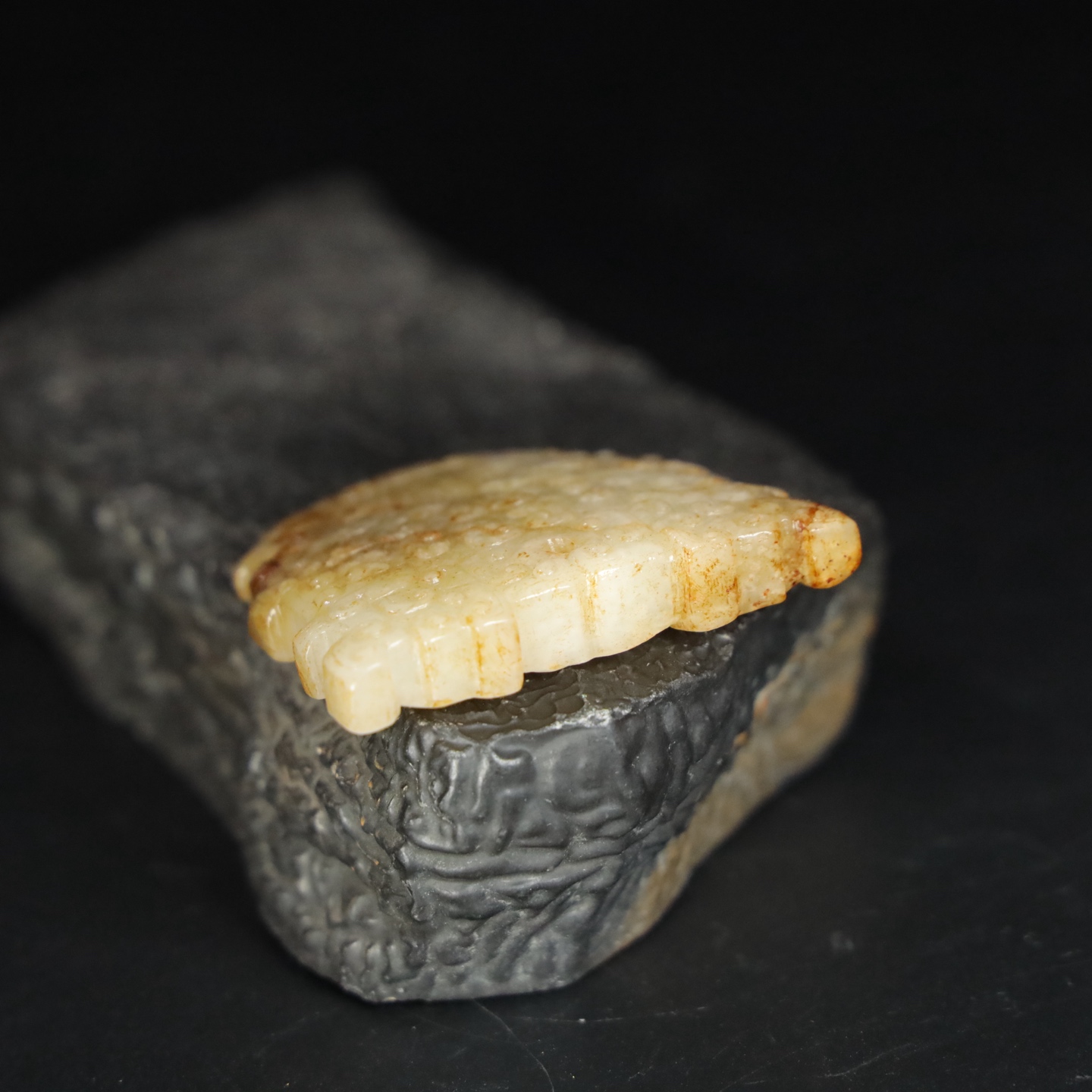 Chinese Natural Jade Carved Pendant