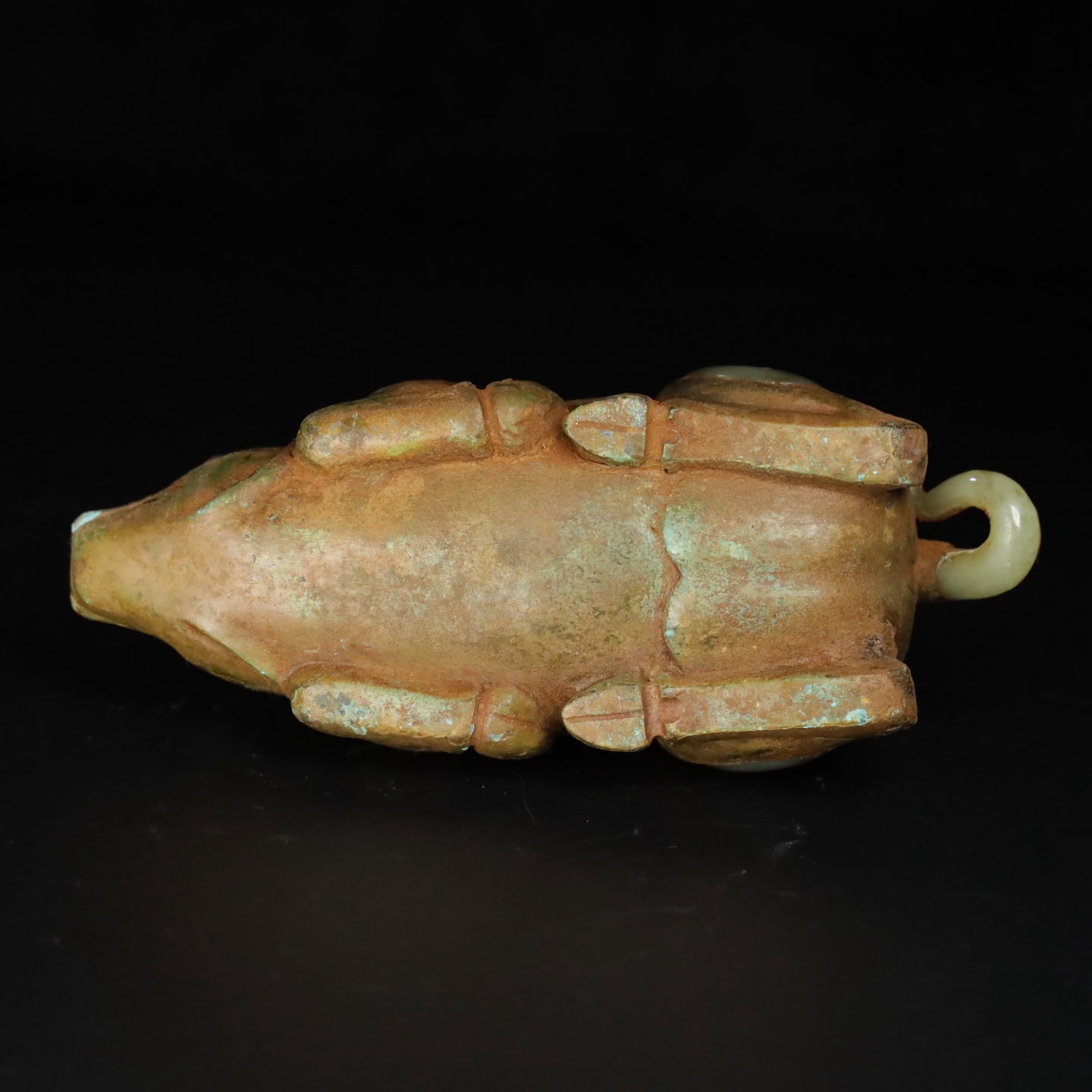 Chinese Natural Jade Carved Pig