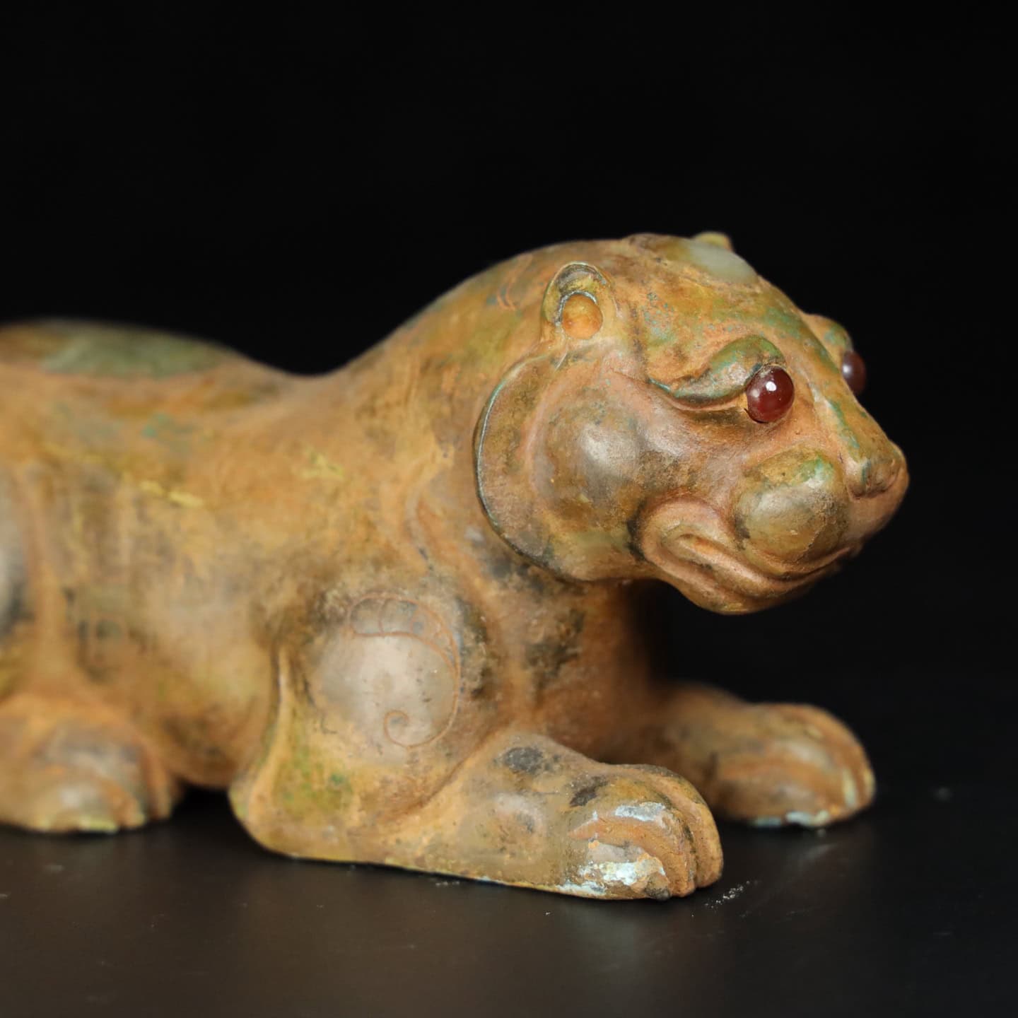 Chinese Natural Jade Carved Animal