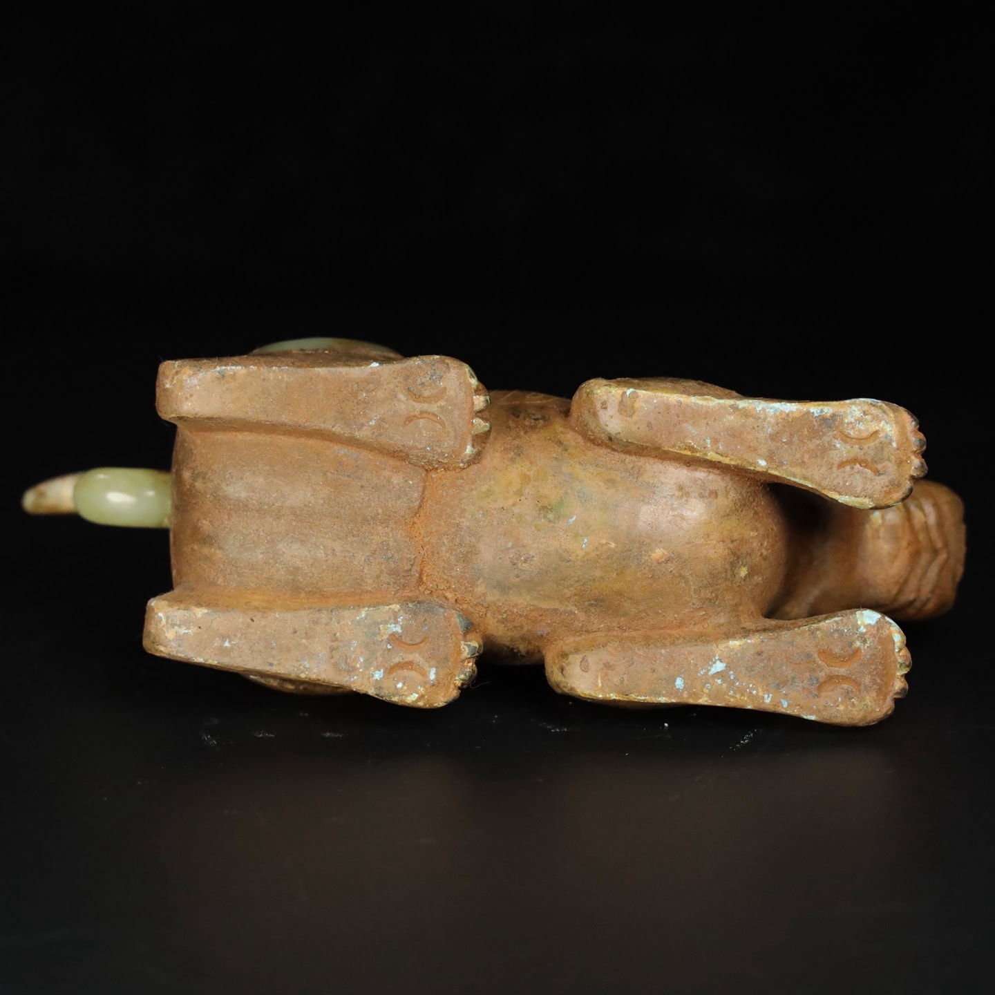 Chinese Natural Jade Carved Animal