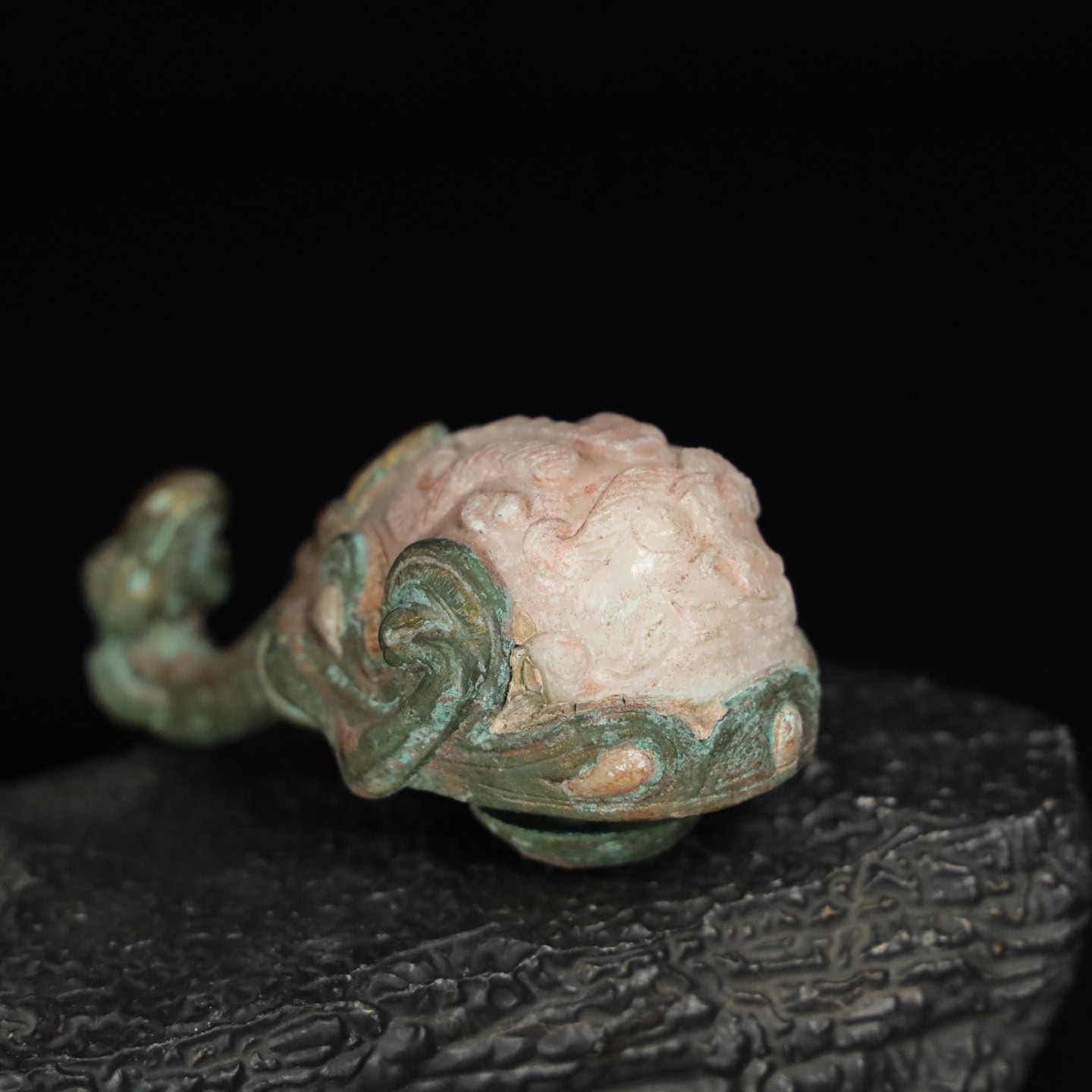 Chinese Natural Jade Carved Hook
