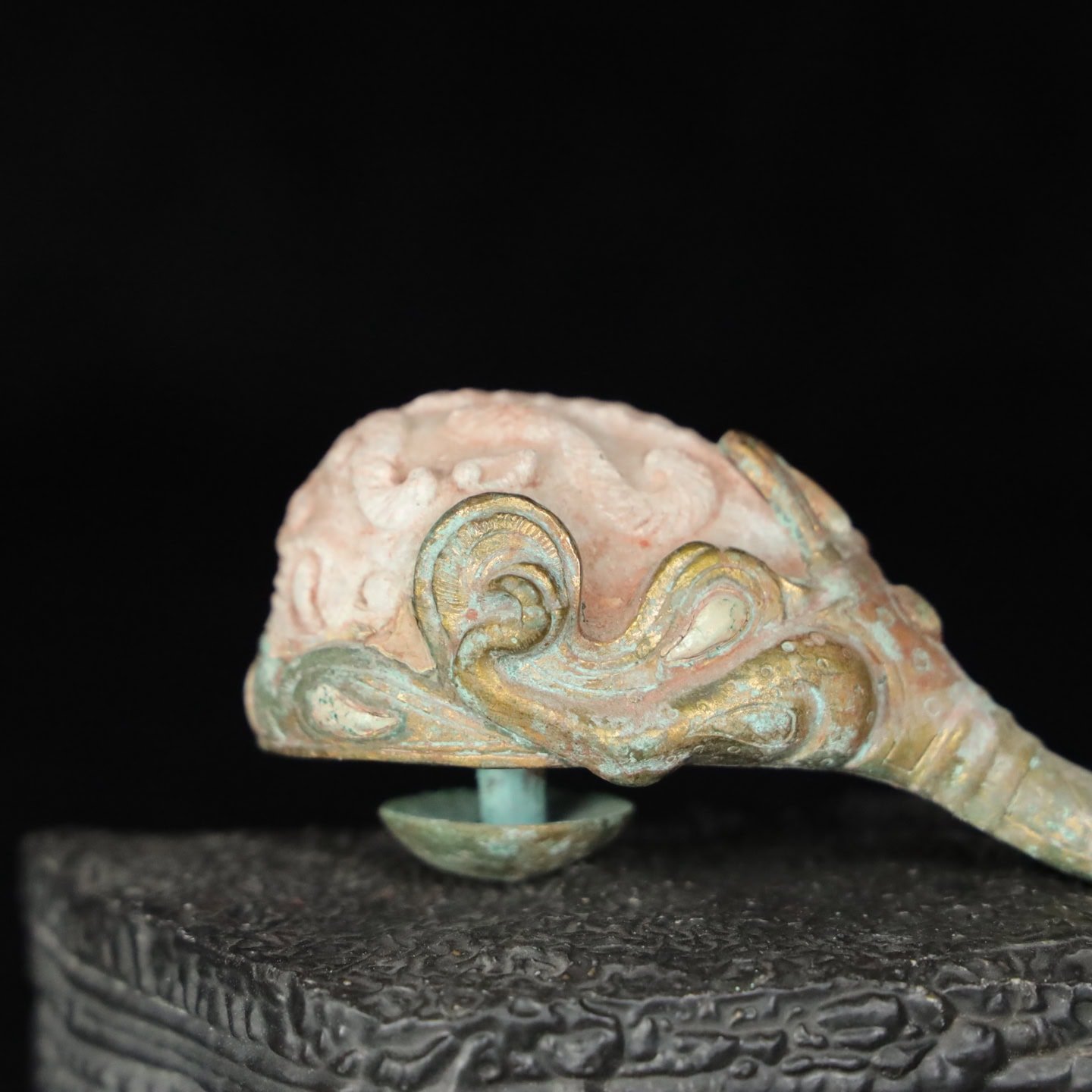 Chinese Natural Jade Carved Hook