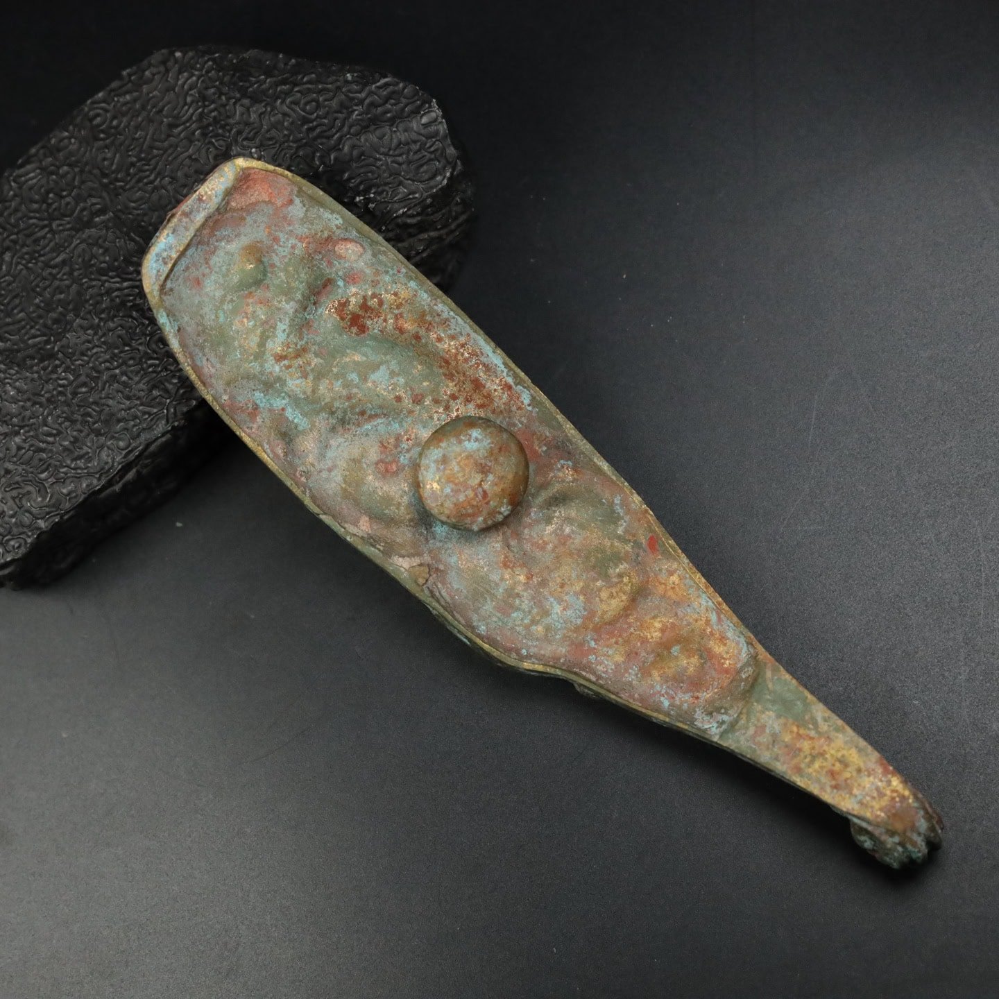 Chinese Natural Jade Carved Hook