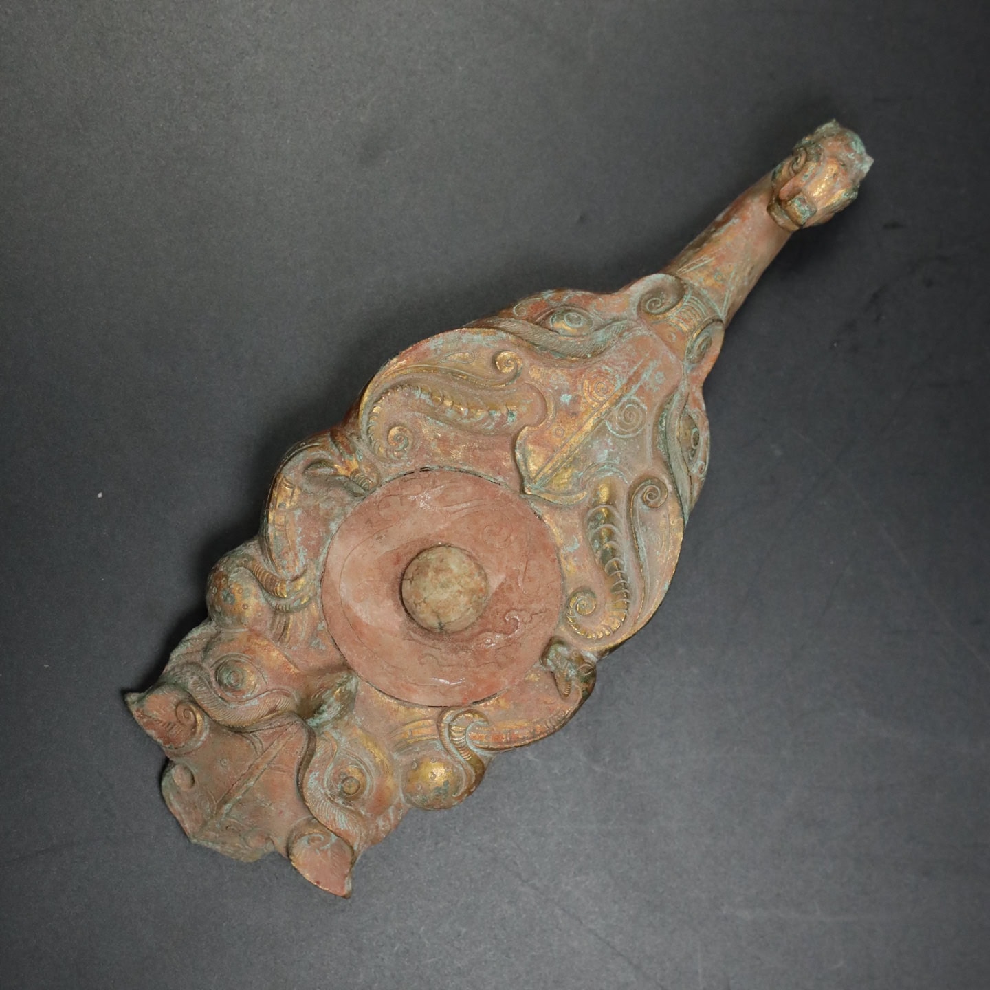 Chinese Natural Jade Carved Hook