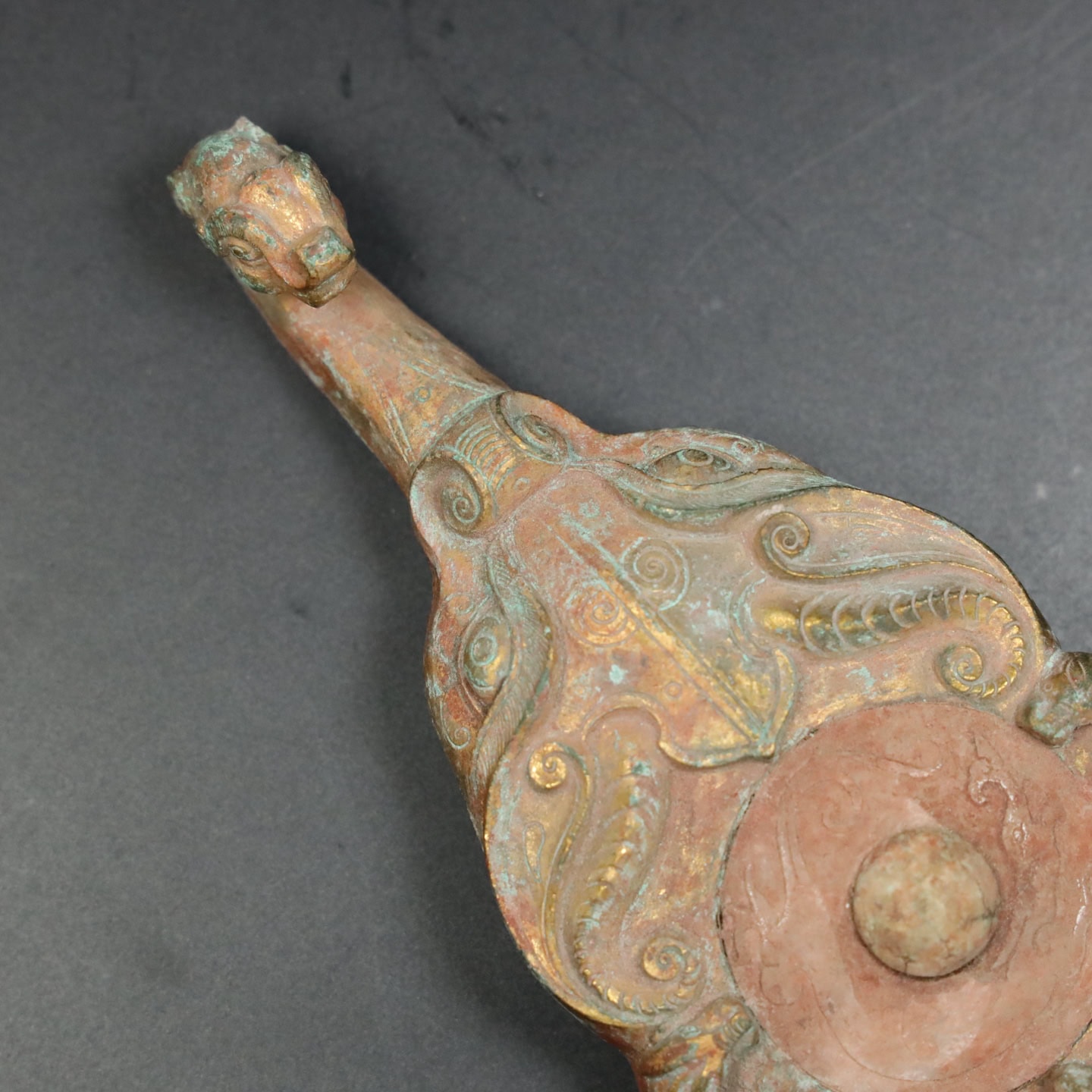 Chinese Natural Jade Carved Hook