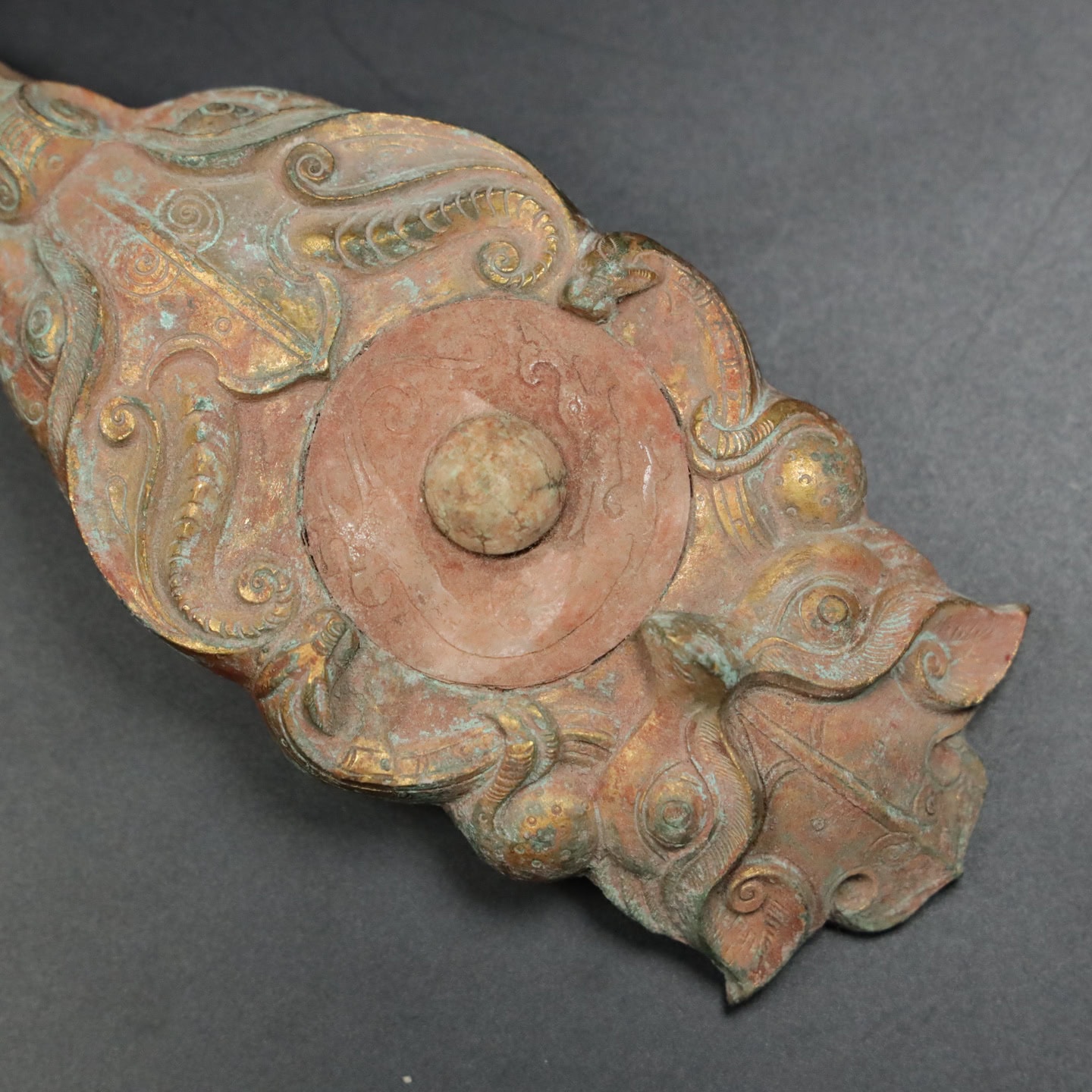 Chinese Natural Jade Carved Hook