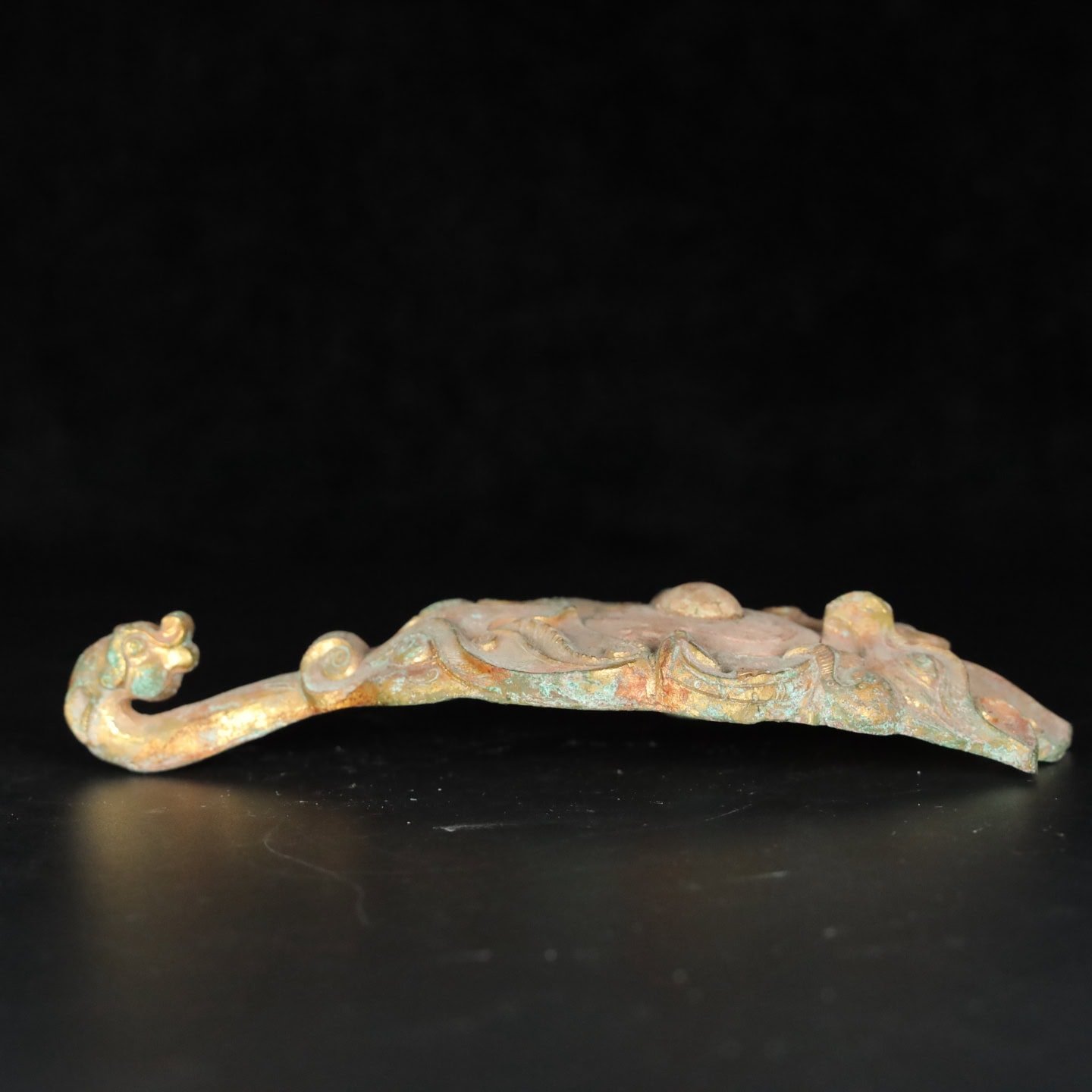 Chinese Natural Jade Carved Hook