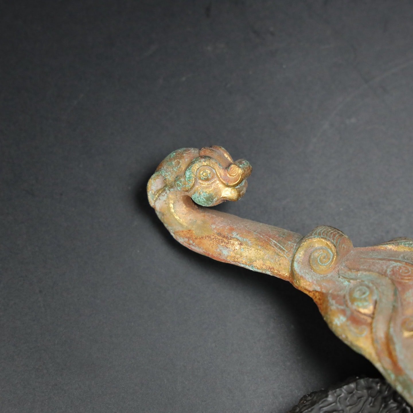 Chinese Natural Jade Carved Hook