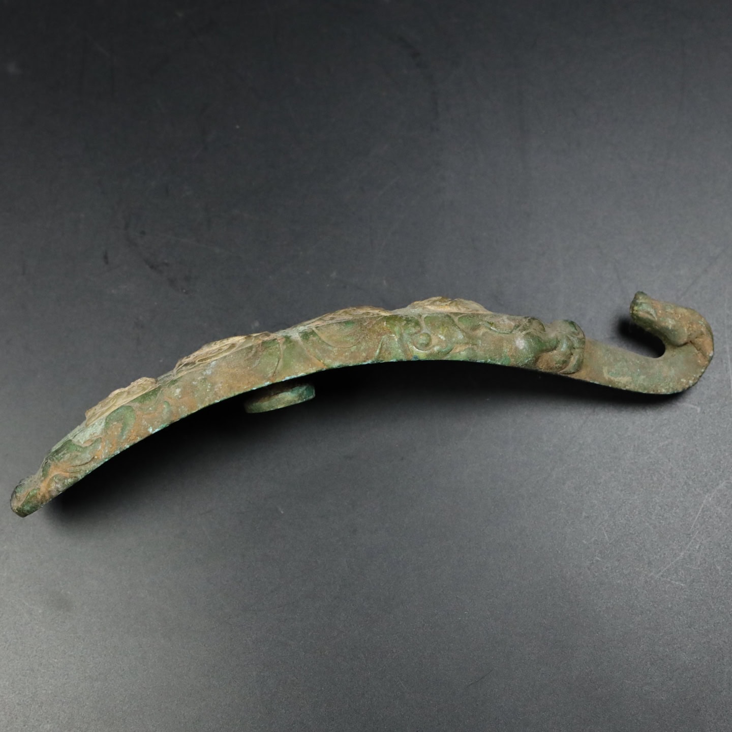 Chinese Natural Jade Carved Hook