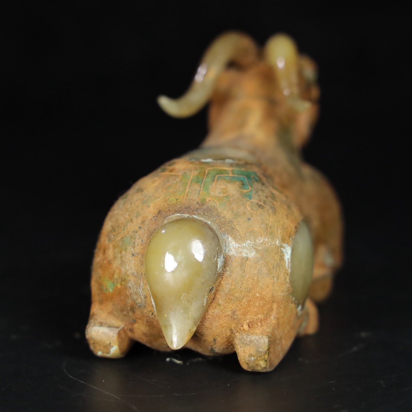Chinese Natural Jade Carved animal
