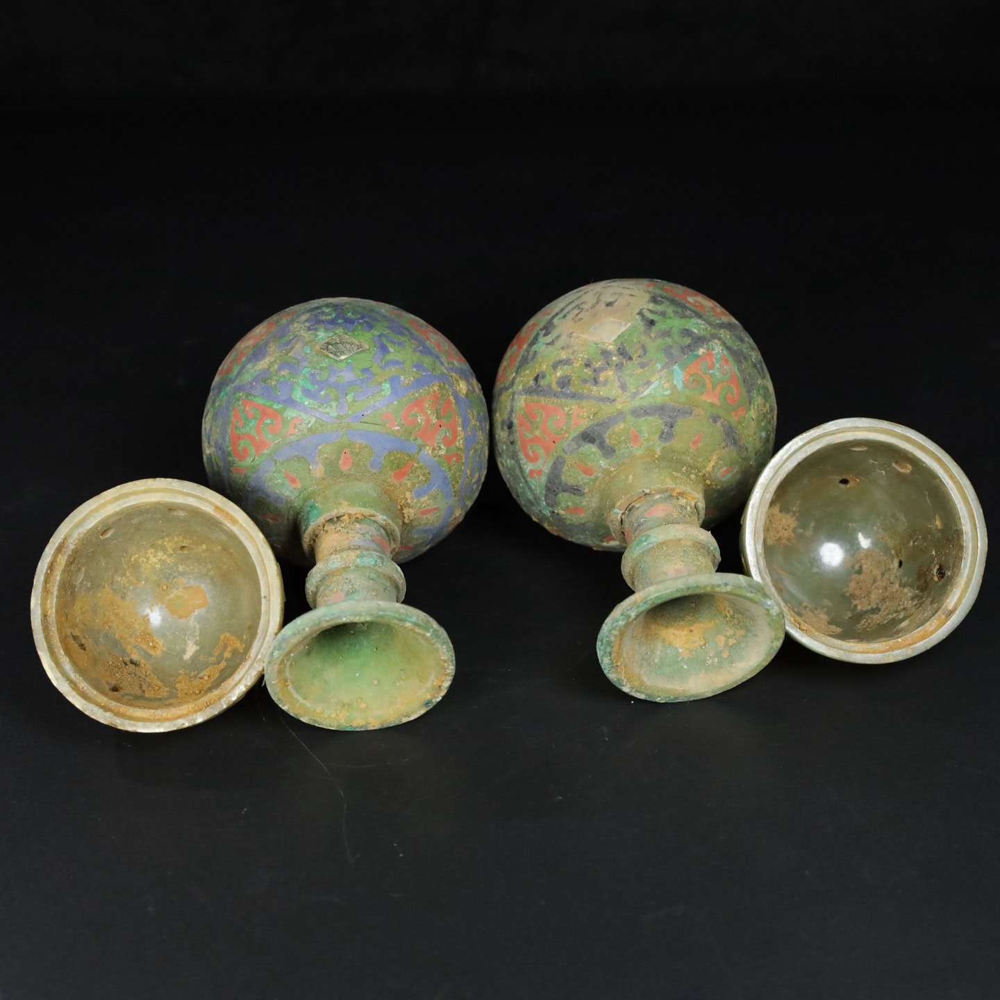 Chinese Natural Jade Carved Incense burner