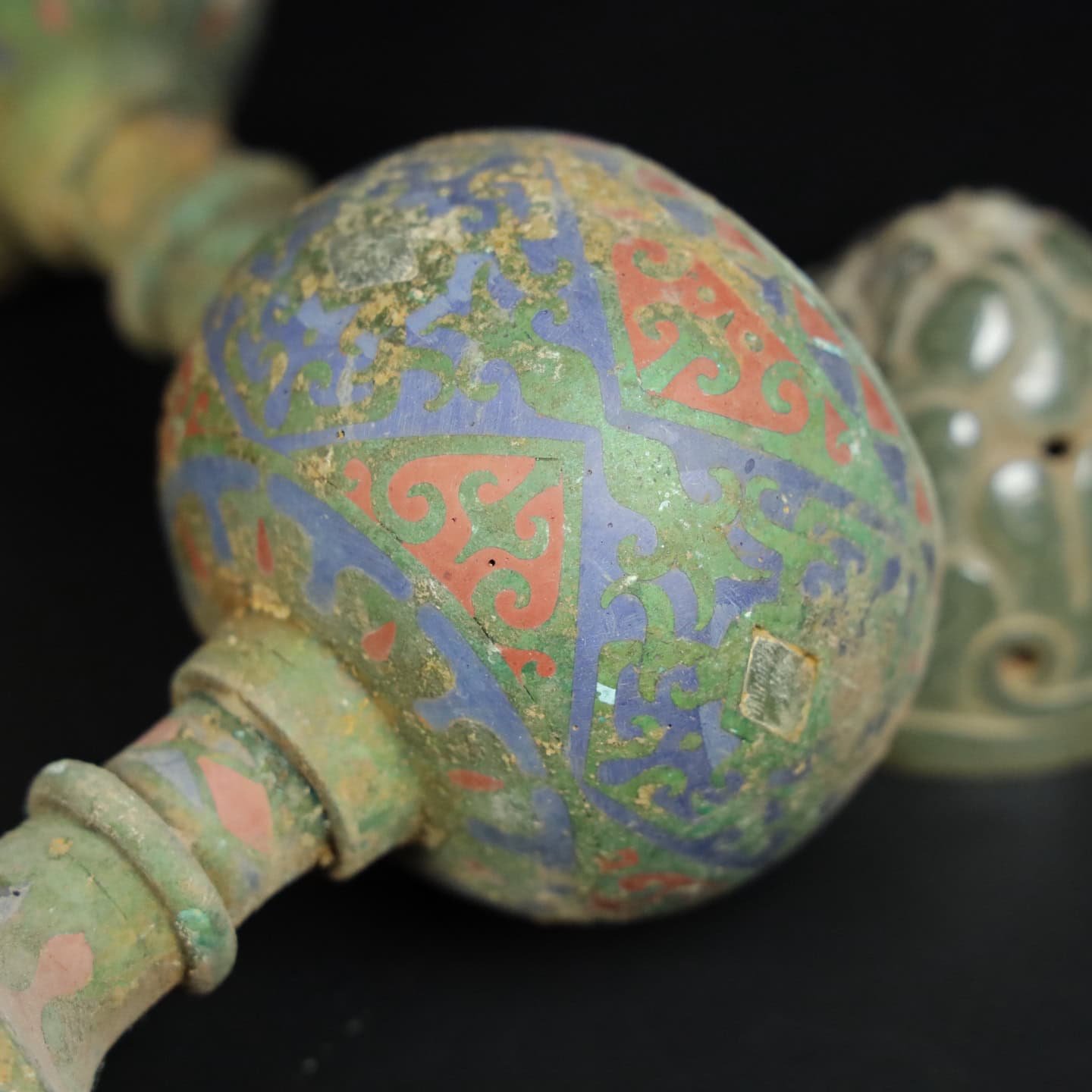Chinese Natural Jade Carved Incense burner